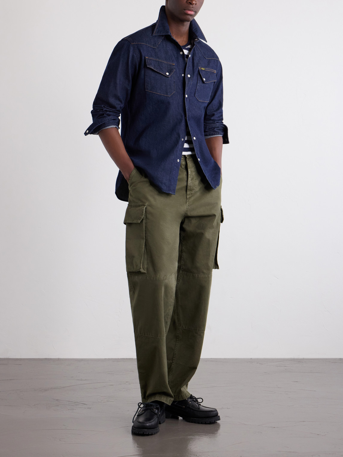 Denim Western Shirt