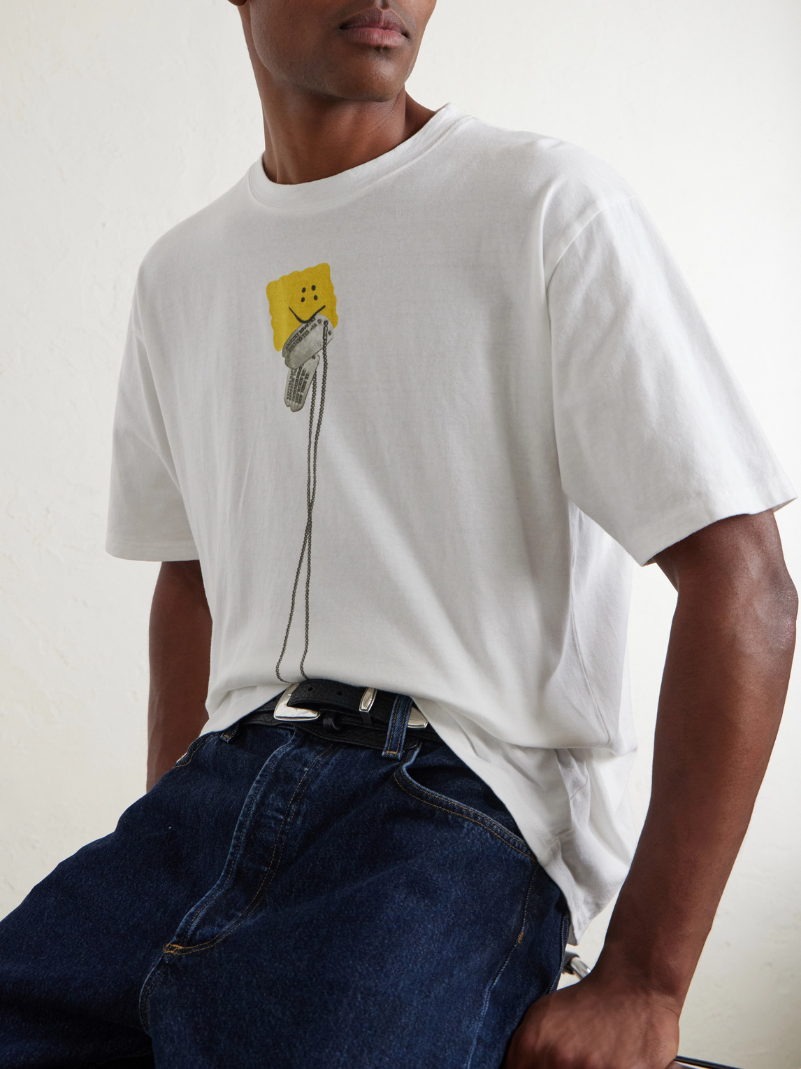 Peckish Printed Cotton-Jersey T-Shirt