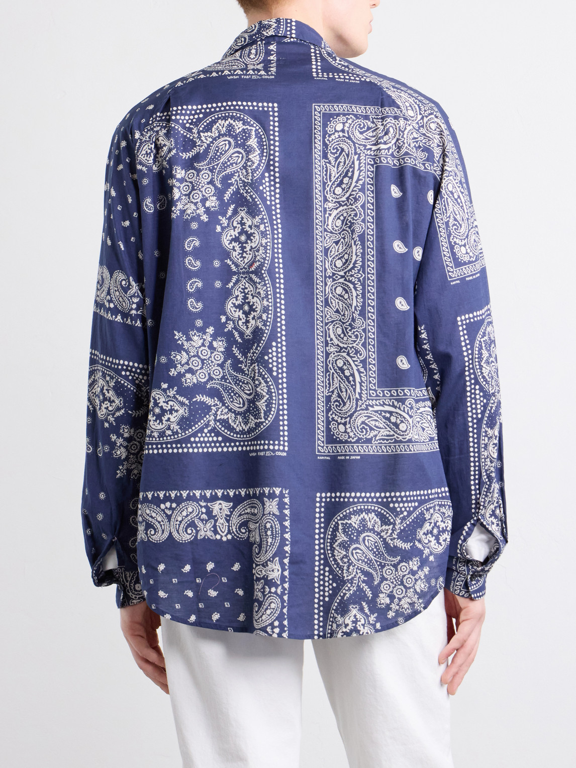  Kapital - Printed-cotton Shirt - Men - Blue - 1 