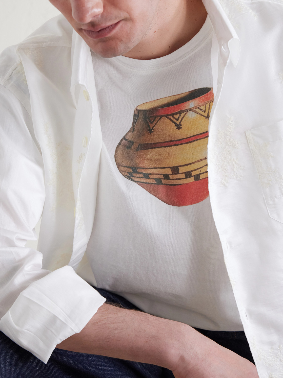 Printed Cotton-Jersey T-Shirt