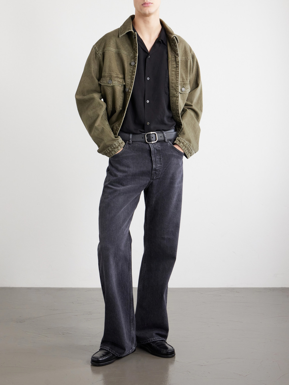Big Lyocell And Linen-Blend Shirt
