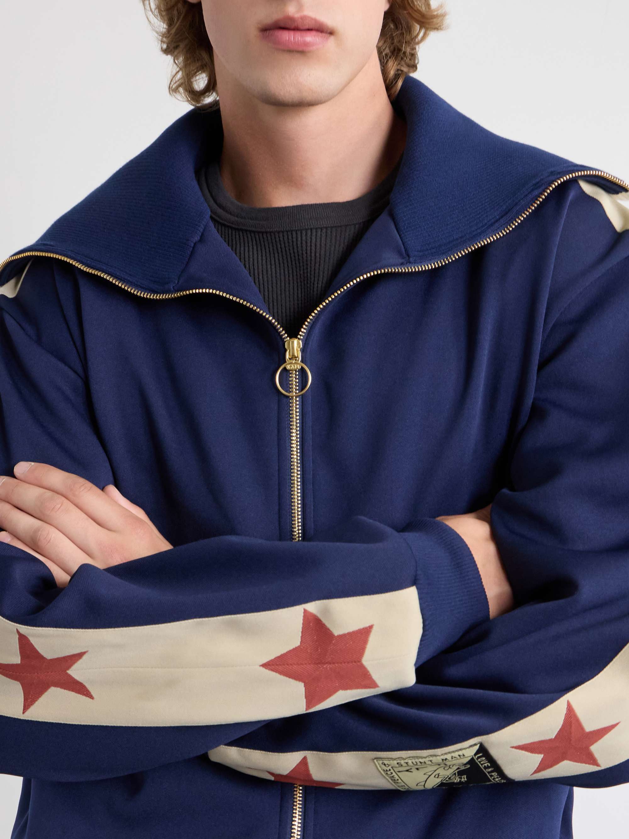 KAPITAL Jersey Zip-Up Sweatshirt for Men | MR PORTER AT
