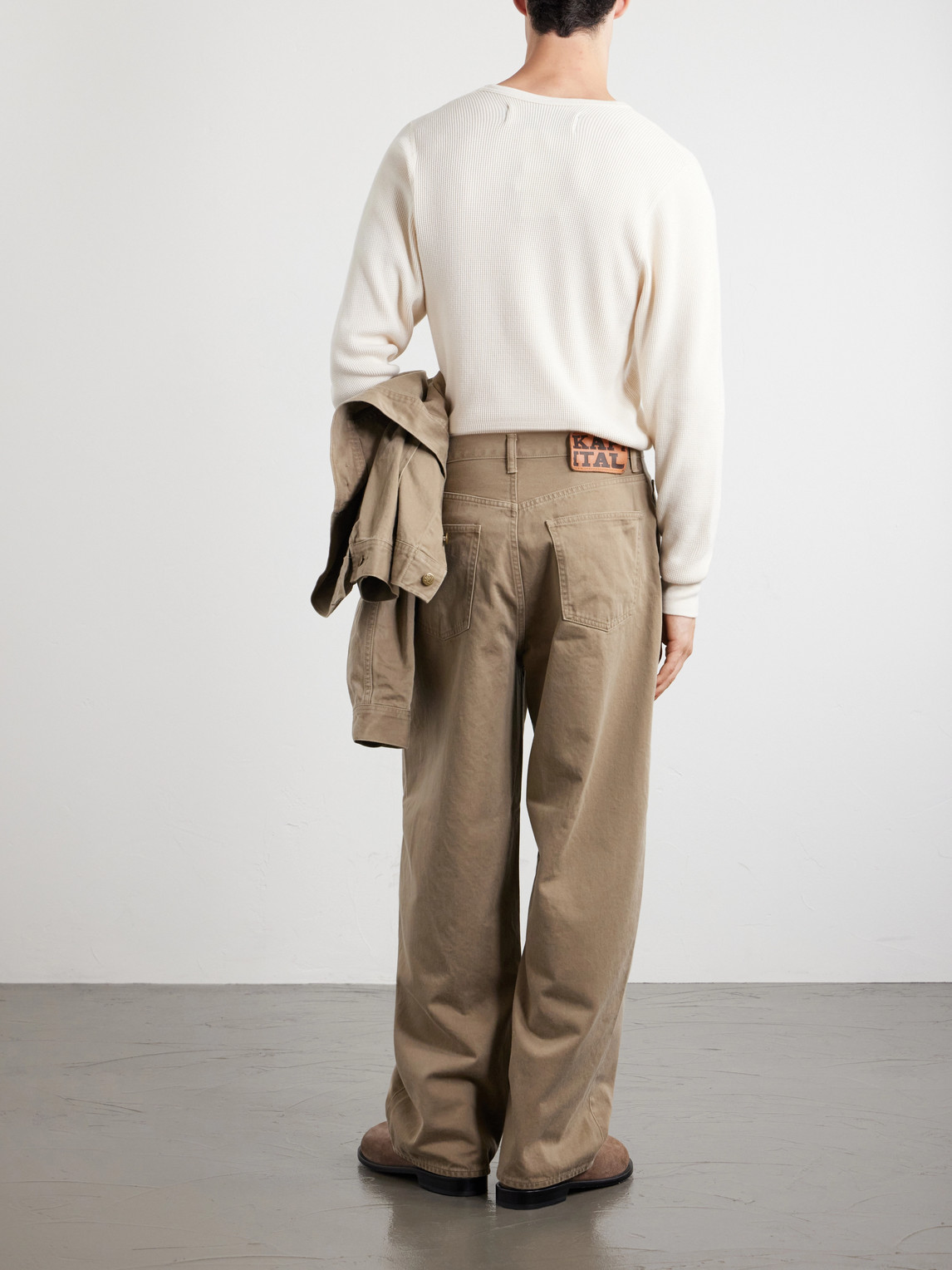 KAPITAL Wide-Leg Cotton Trousers - Men | Thumbnail 4 KAPITAL Wide-Leg Cotton Trousers - Men | Thumbnail 4
