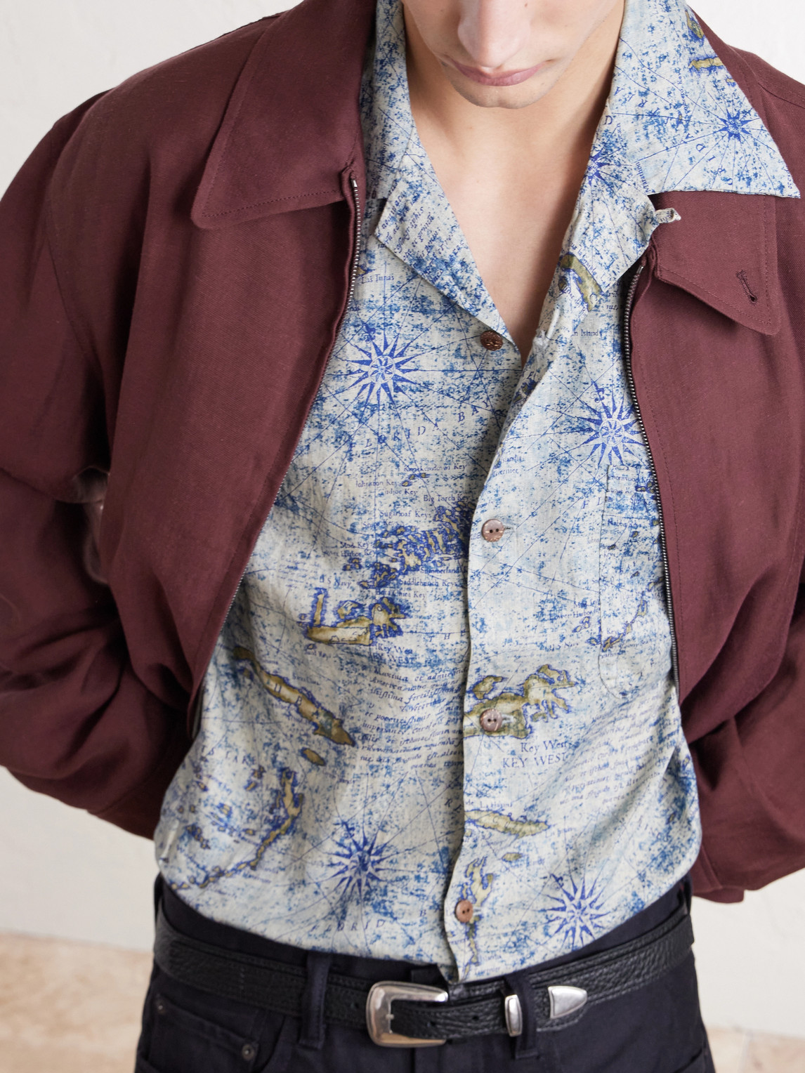 Key West Camp-Collar Linen
