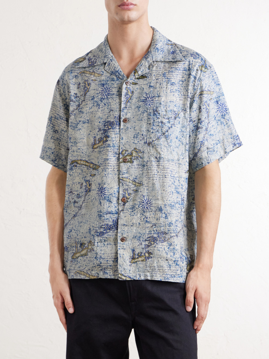 Key West Camp-Collar Linen