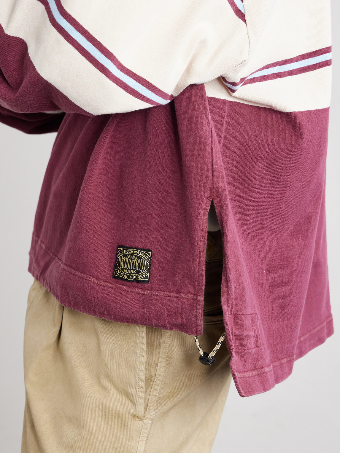 Big Striped Cotton-Jersey Polo Shirt