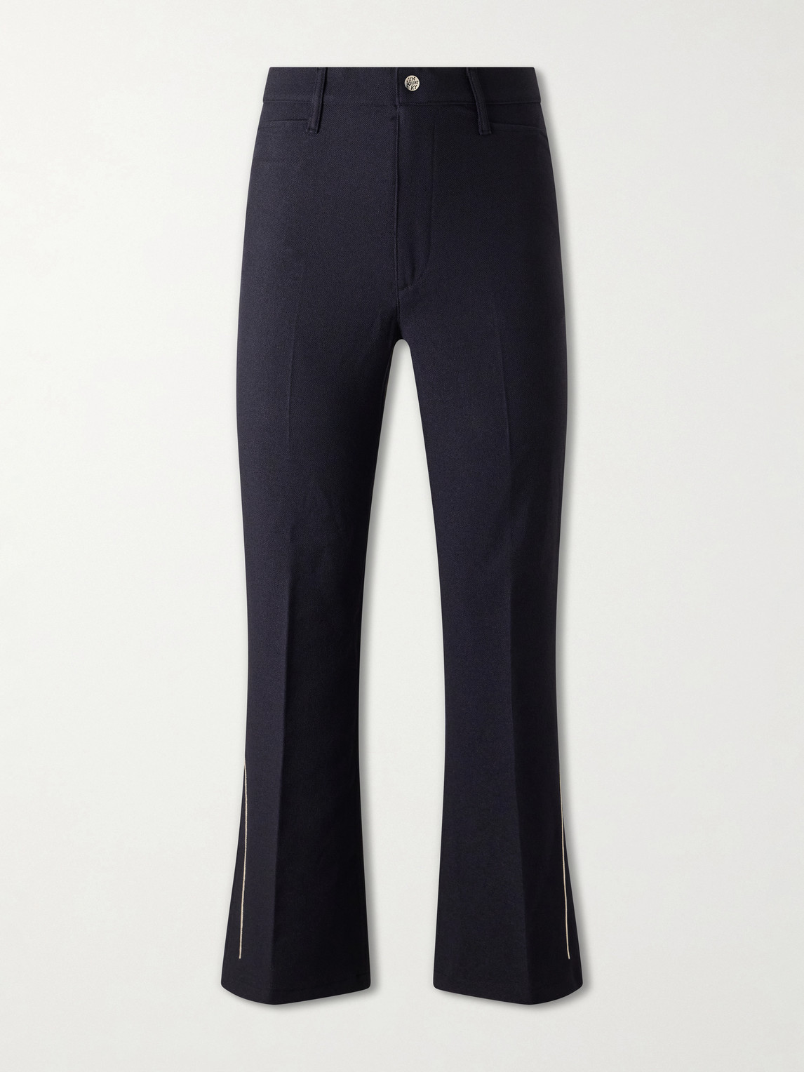 Kapital Daddy's Ox Flared Twill Trousers In Blue