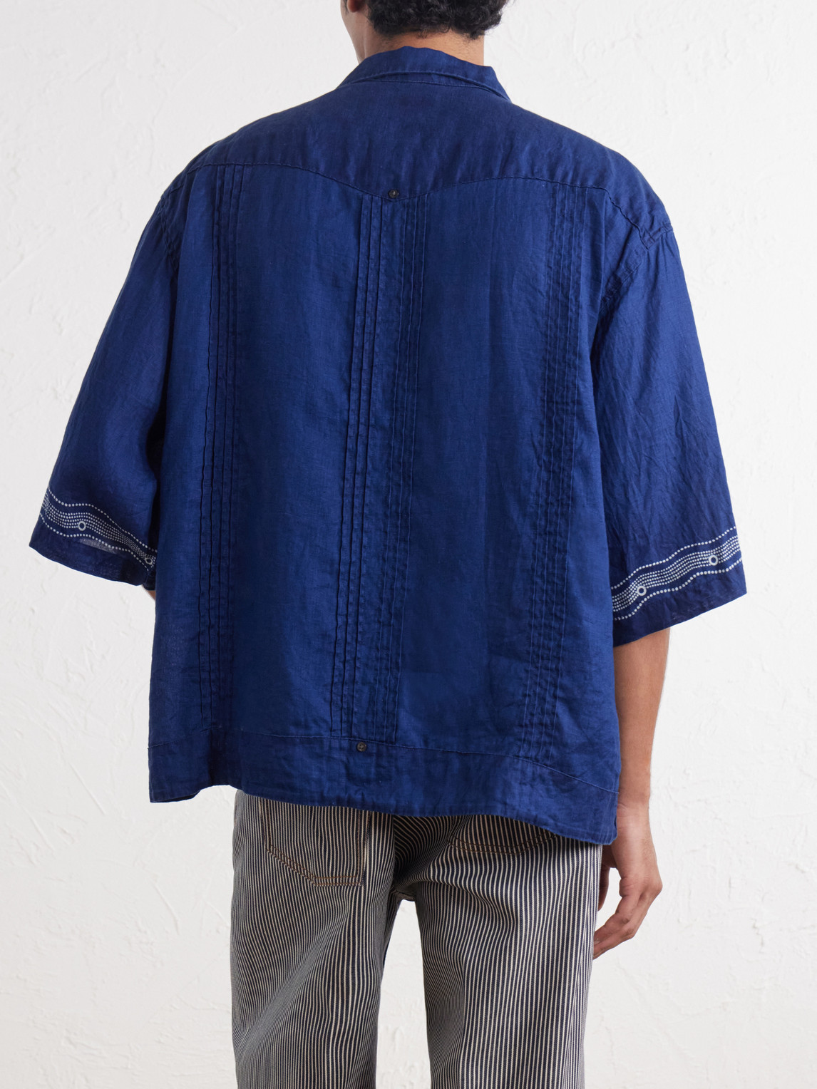 Camp-Collar Linen