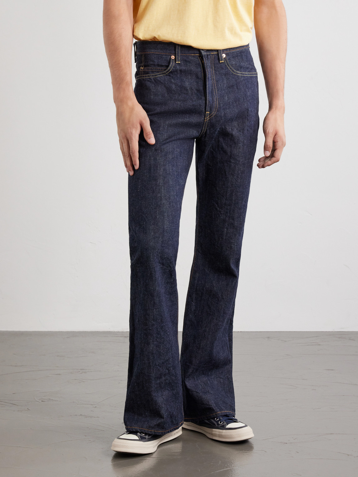 Okabello Straight-Leg Flared Jeans