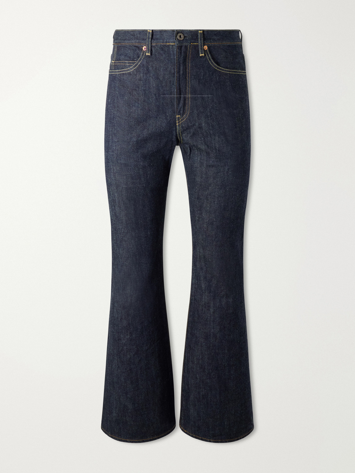Kapital Okabello Straight-leg Flared Jeans In Blue