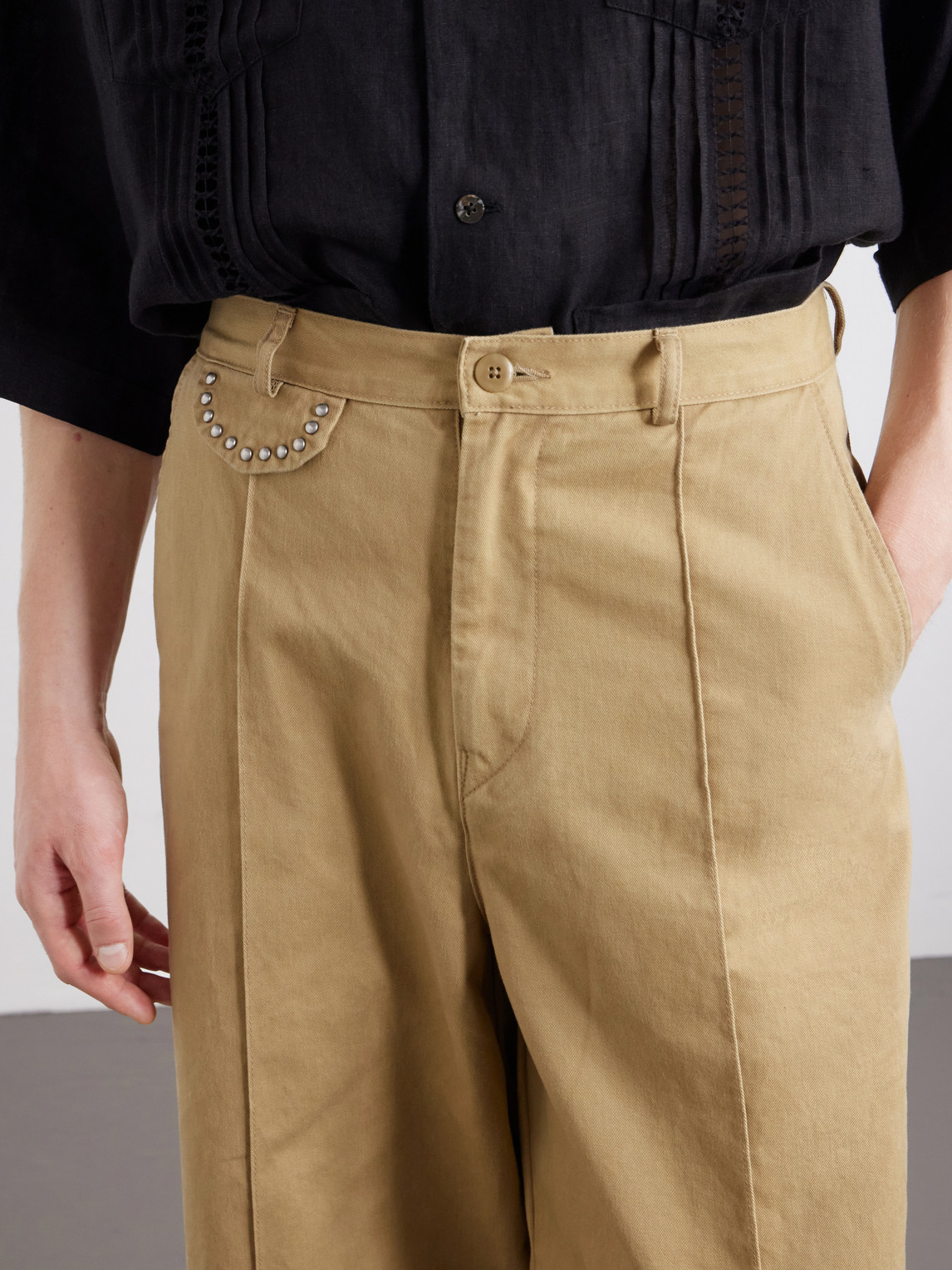 KAPITAL Boogie Day Straight-Leg Panelled Cotton-Twill Trousers - Men | Thumbnail 5 KAPITAL Boogie Day Straight-Leg Panelled Cotton-Twill Trousers - Men | Thumbnail 5