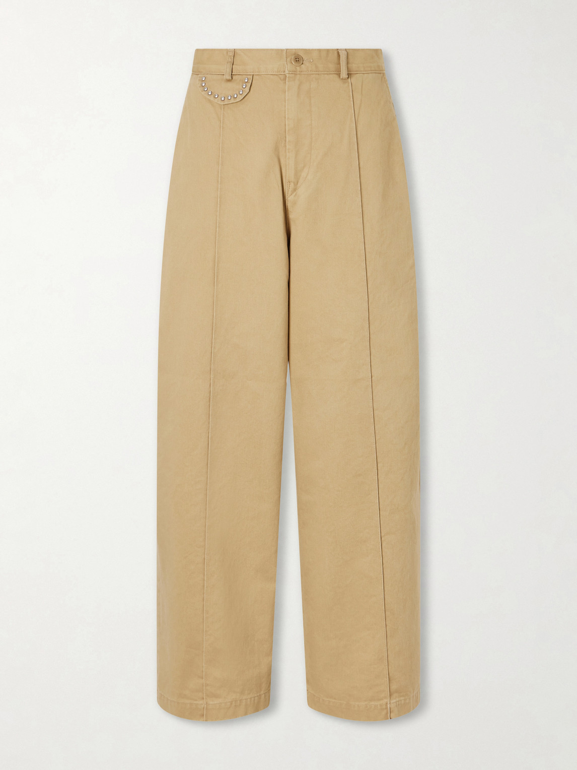 KAPITAL Boogie Day Straight-Leg Panelled Cotton-Twill Trousers - Men
