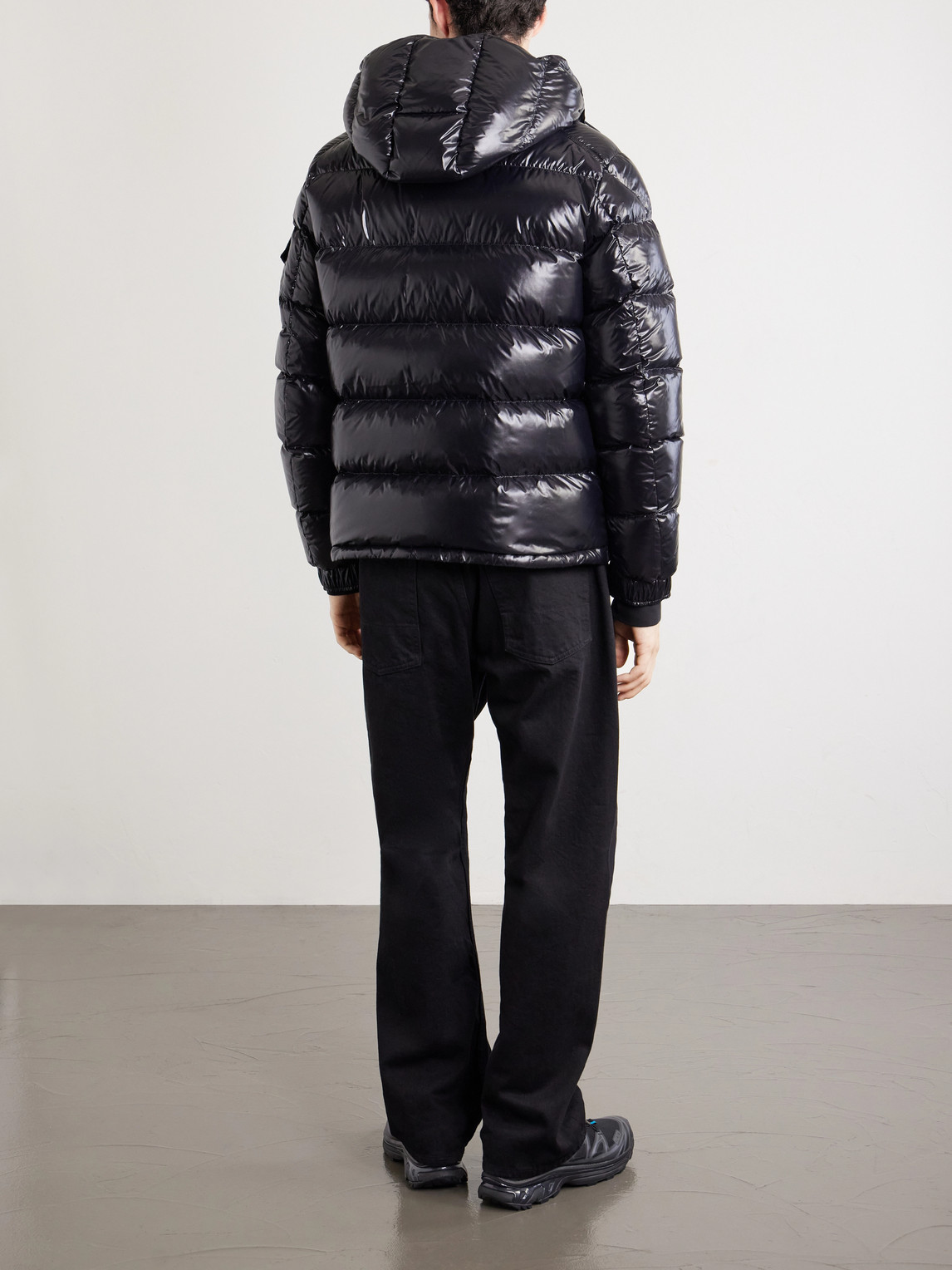 Maya Hooded Quilted Shell Down Jacket