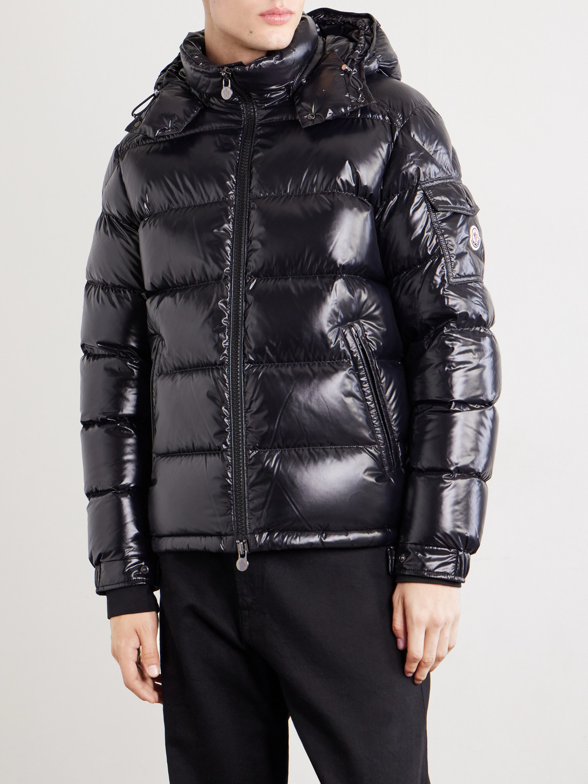 Maya Hooded Quilted Shell Down Jacket