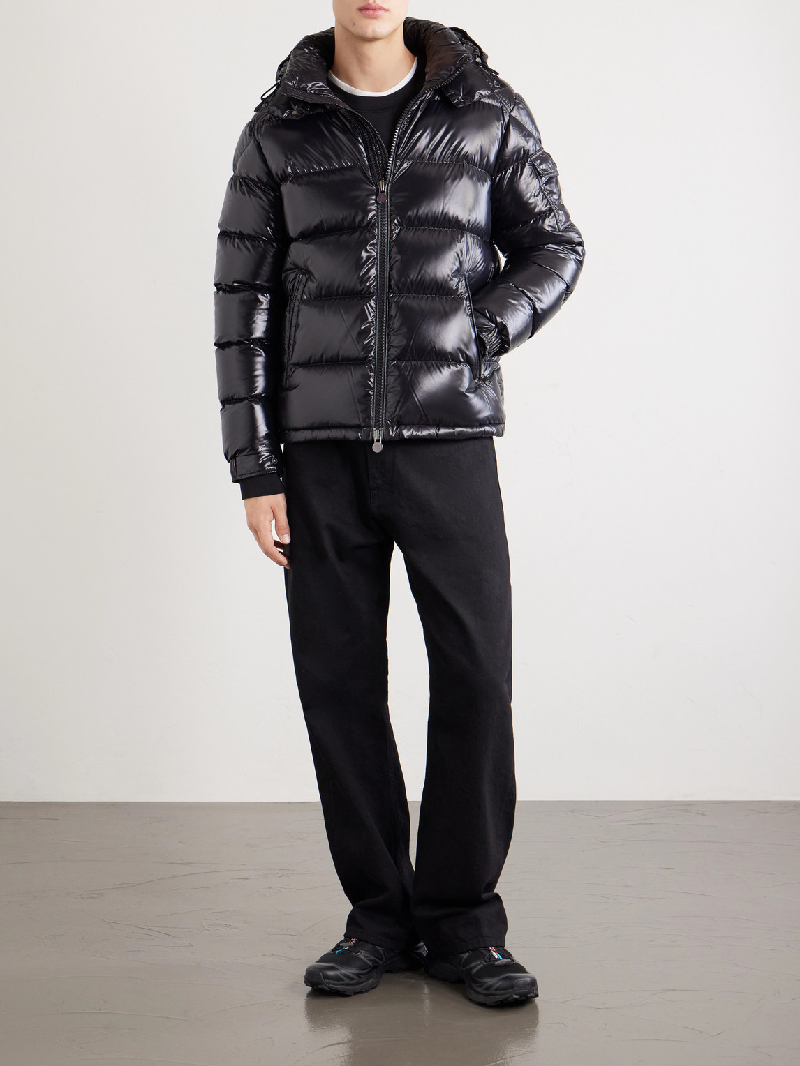Maya Hooded Quilted Shell Down Jacket