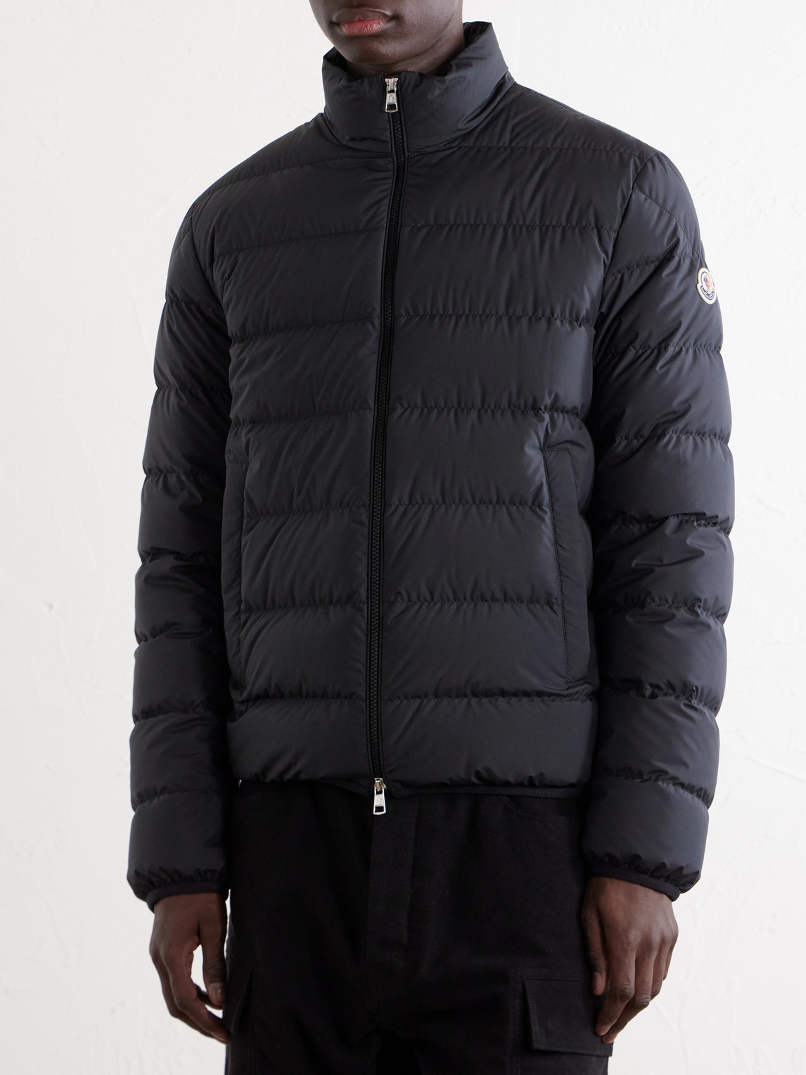 Baudinet Logo-Appliquéd Quilted Shell Down Jacket