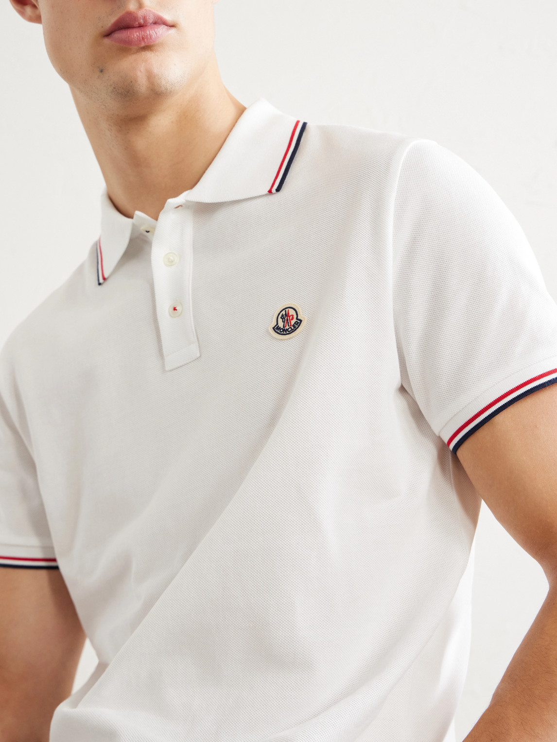 Logo-Appliquéd Cotton-Piqué Polo Shirt