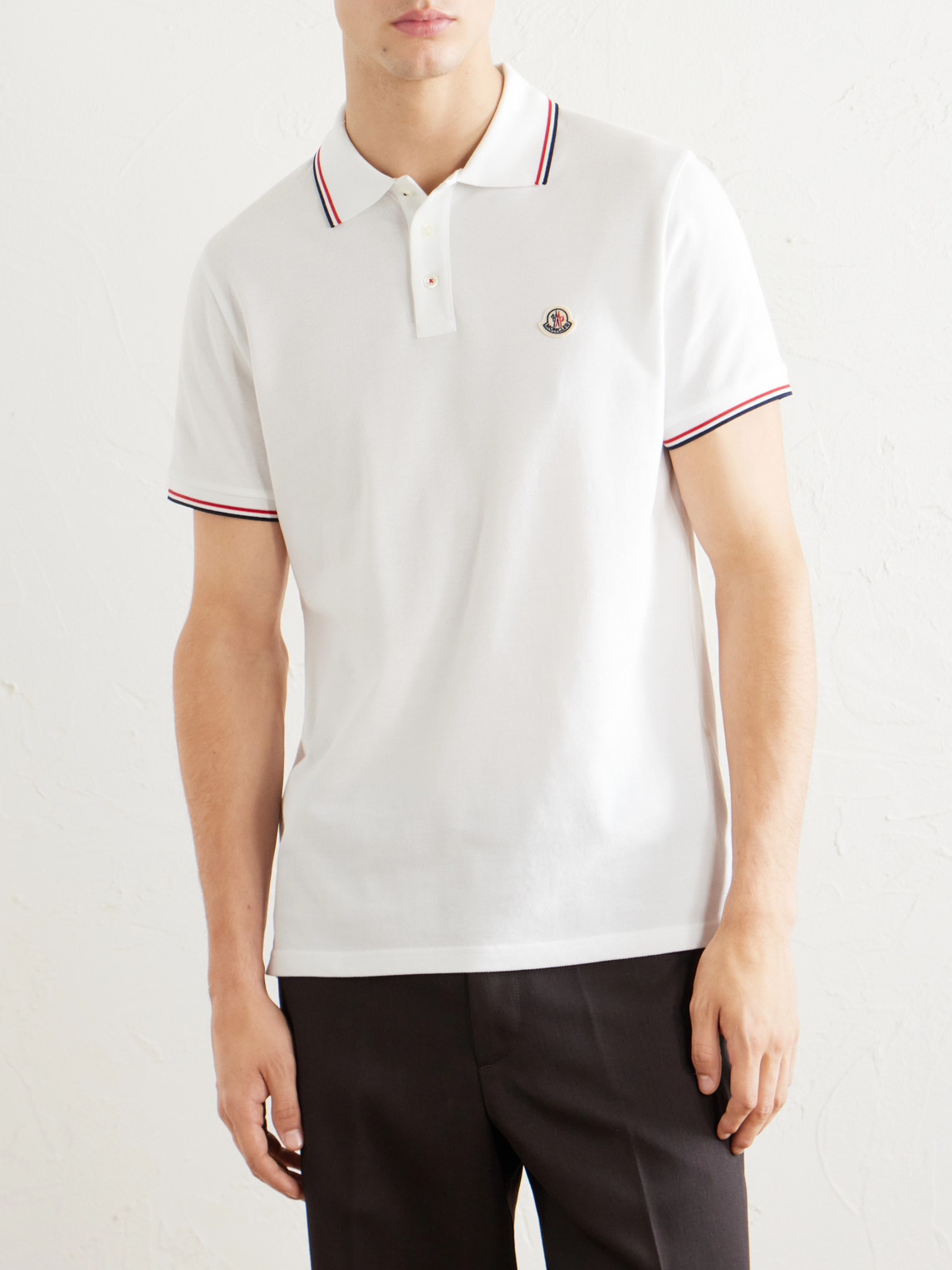 Logo-Appliquéd Cotton-Piqué Polo Shirt