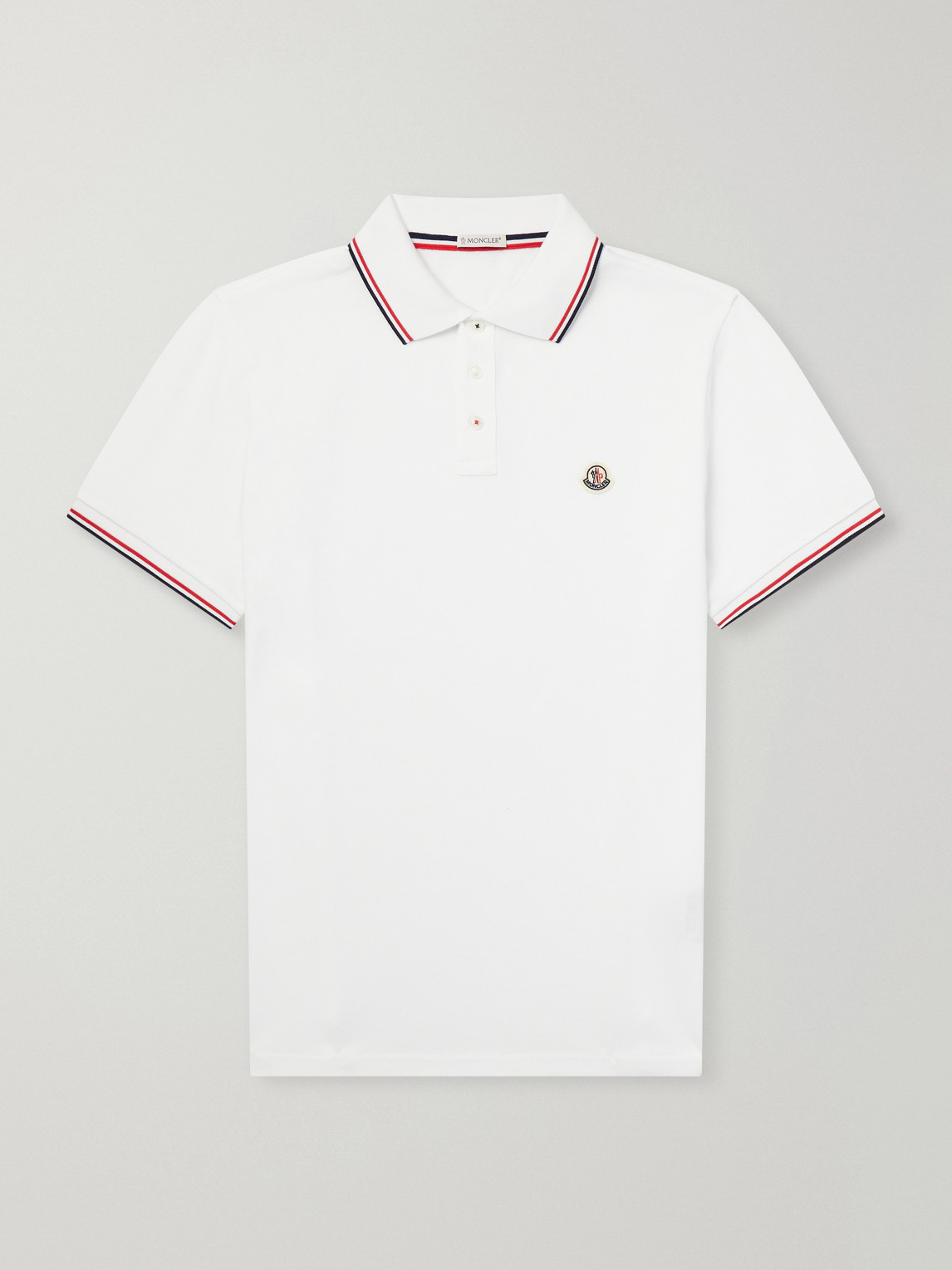 Logo-Appliquéd Cotton-Piqué Polo Shirt
