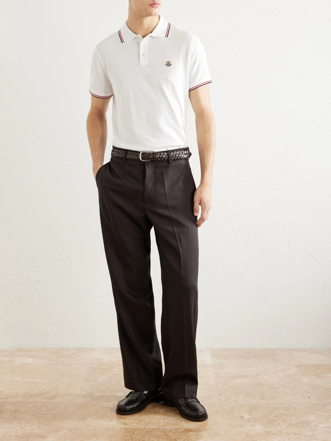 Logo-Appliquéd Cotton-Piqué Polo Shirt