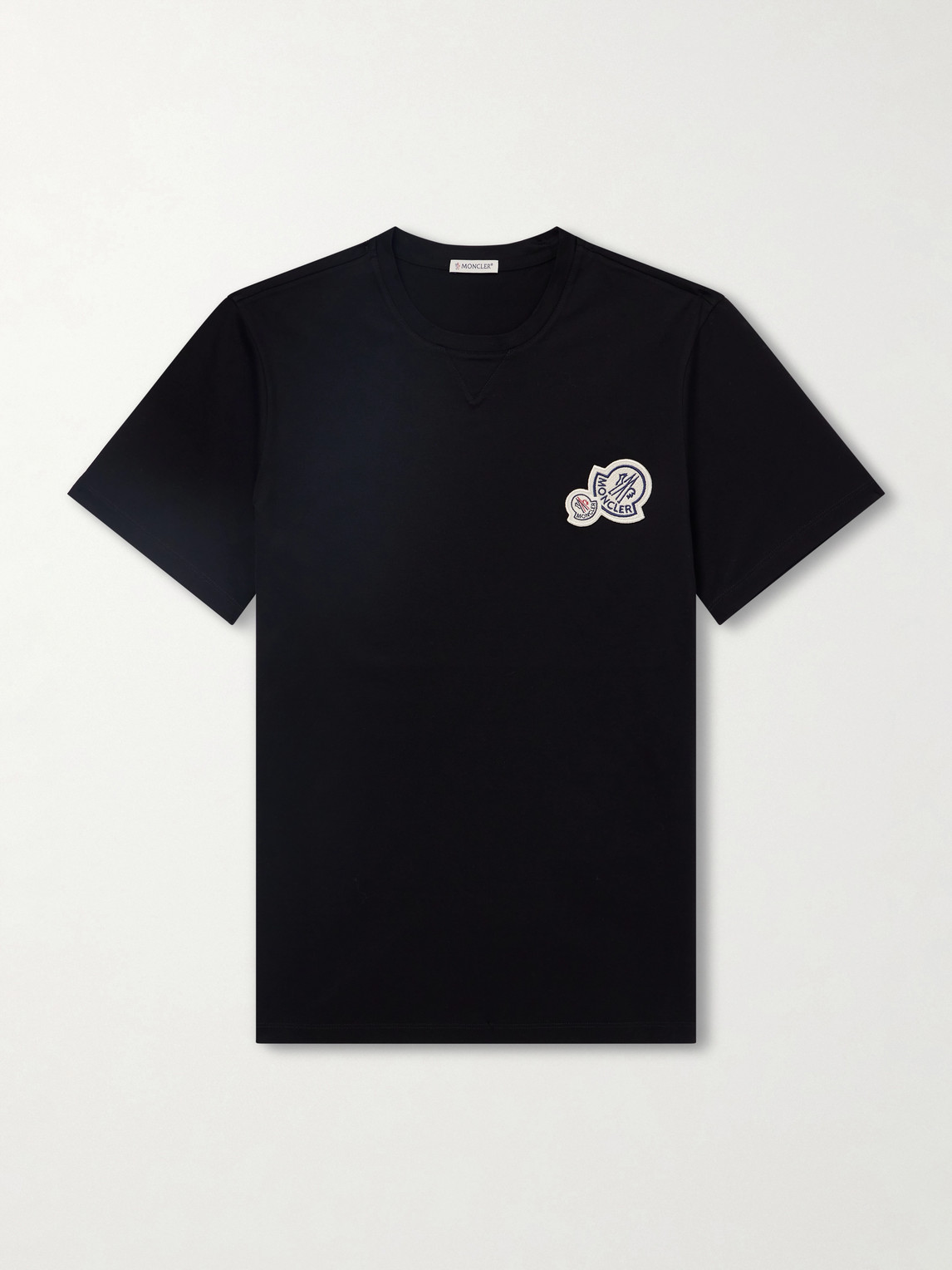 Logo-Appliquéd Cotton-Jersey T-Shirt