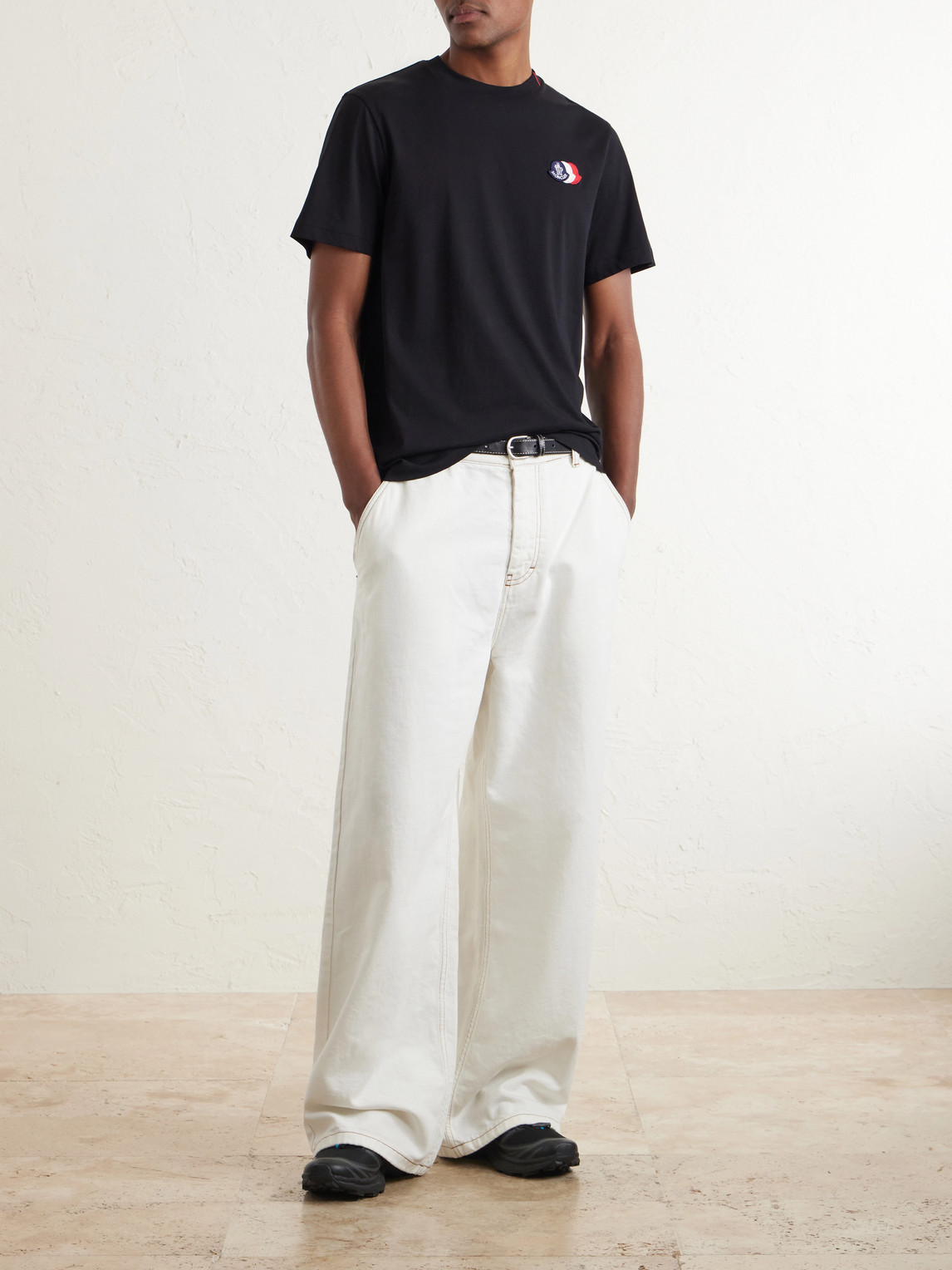 Logo-Appliquéd Cotton-Jersey T-Shirt