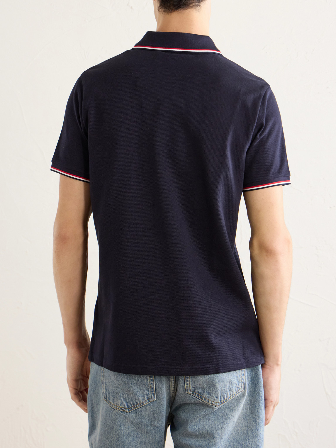 Logo-Appliquéd Cotton-Piqué Polo Shirt