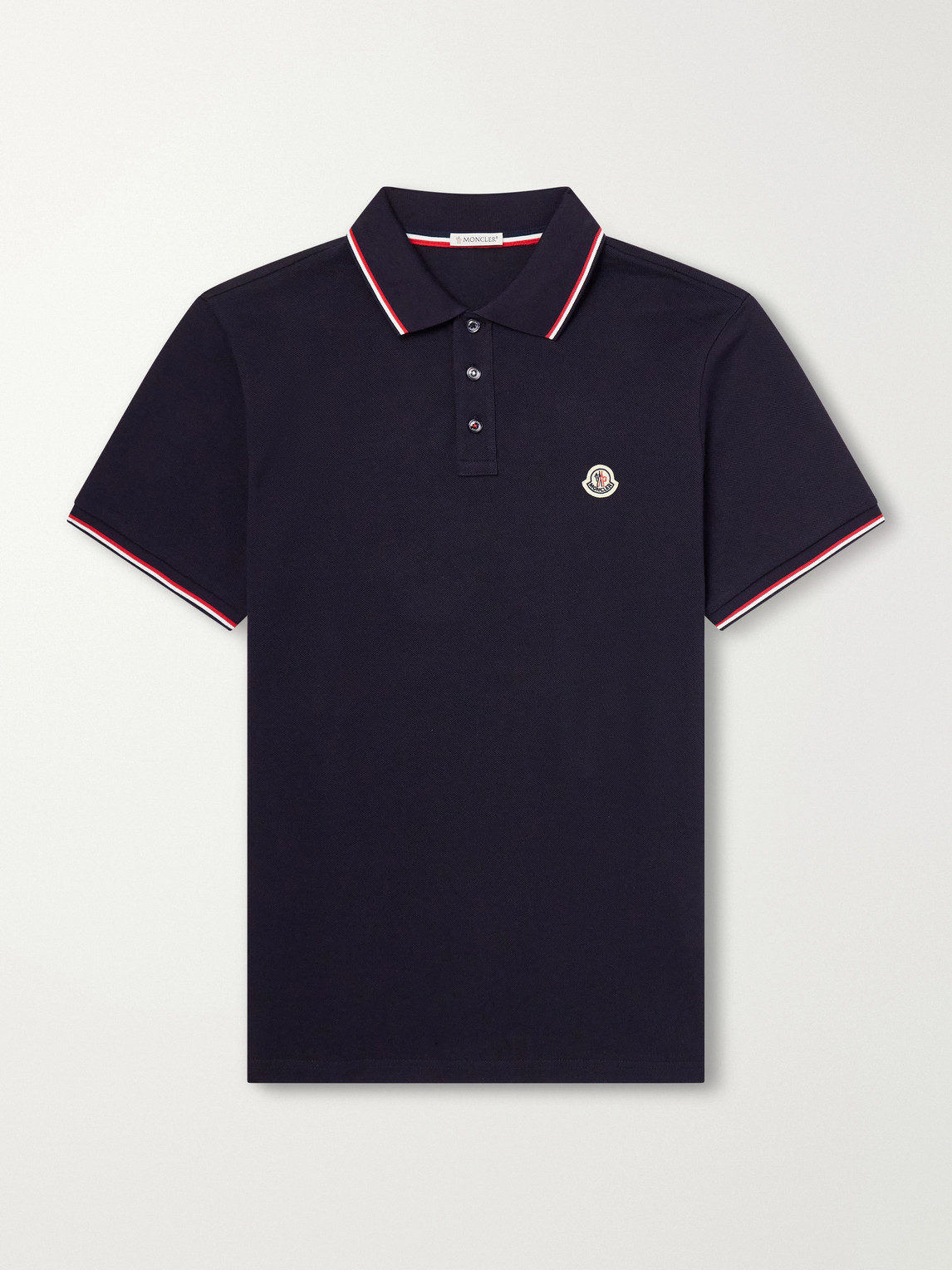 Logo-Appliquéd Cotton-Piqué Polo Shirt