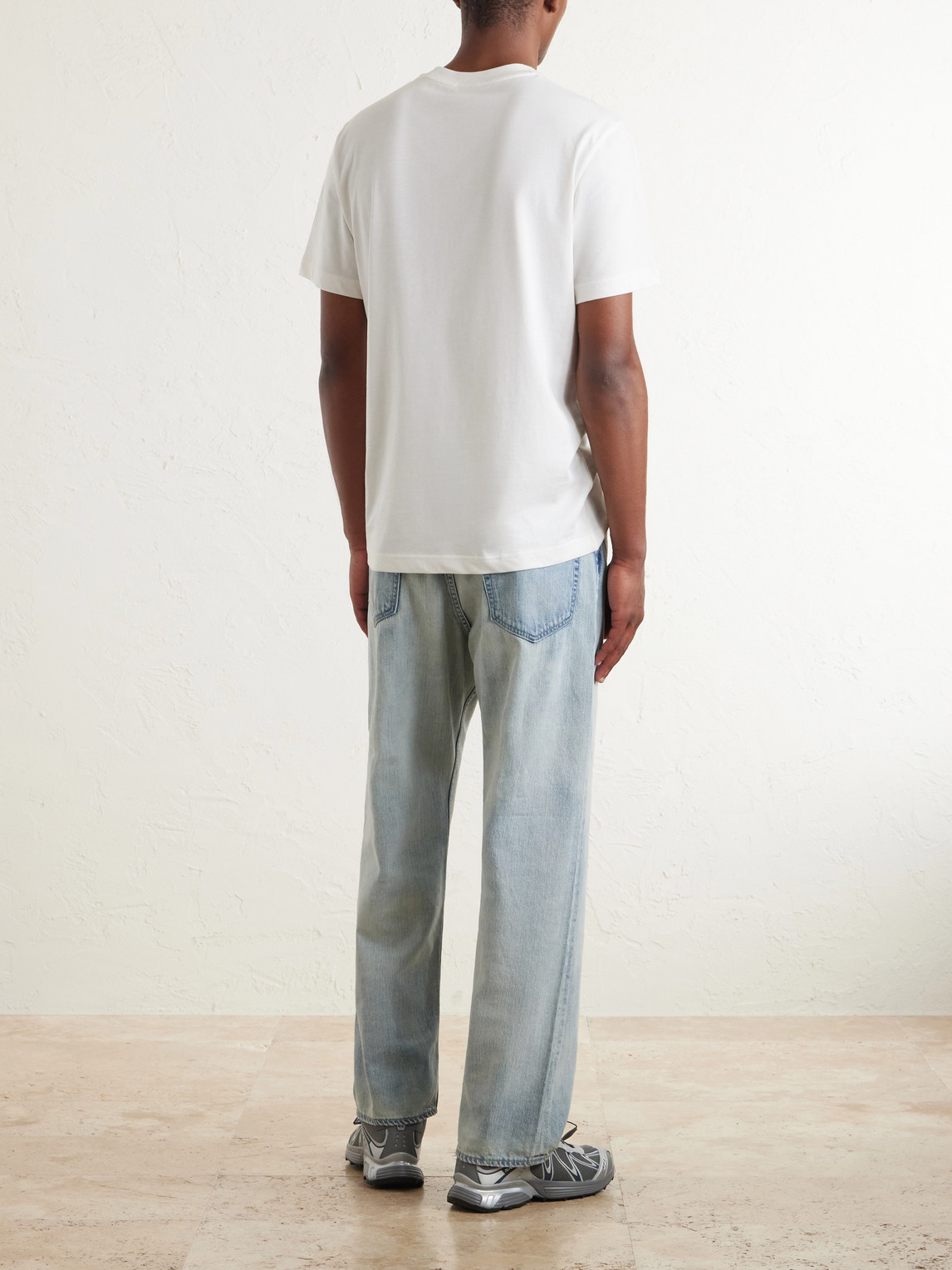 Logo-Appliquéd Cotton-Jersey T-Shirt