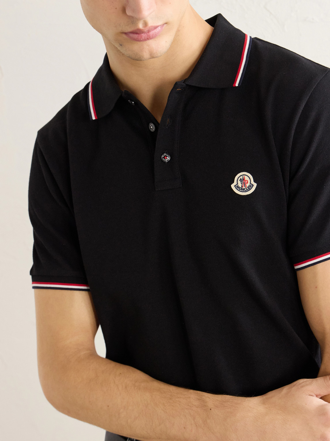 Logo-Appliquéd Cotton-Piqué Polo Shirt