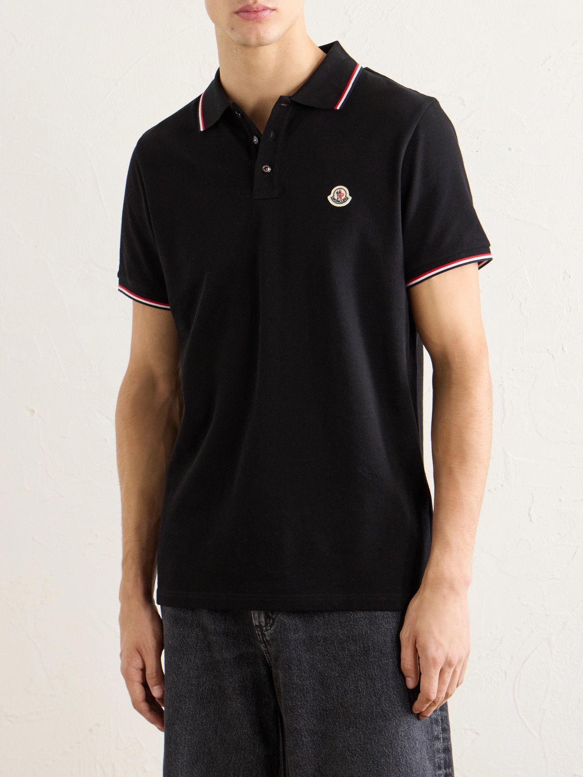 Logo-Appliquéd Cotton-Piqué Polo Shirt
