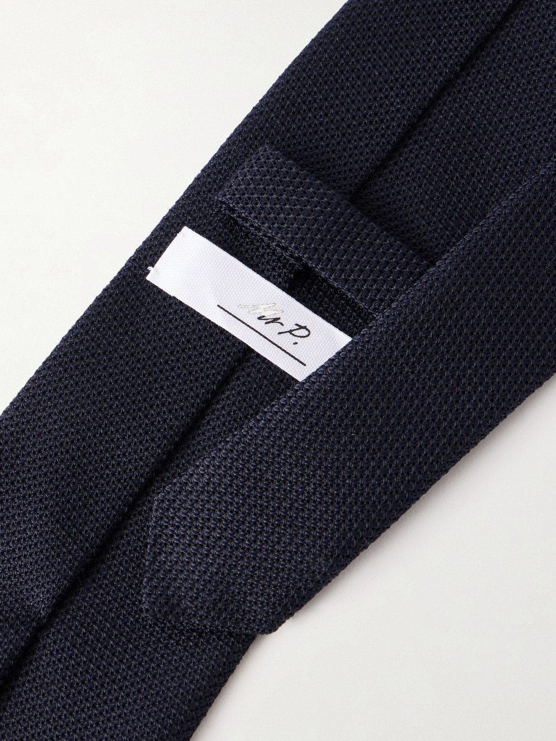  Mr P. - 8cm Silk Tie - Men - Blue 