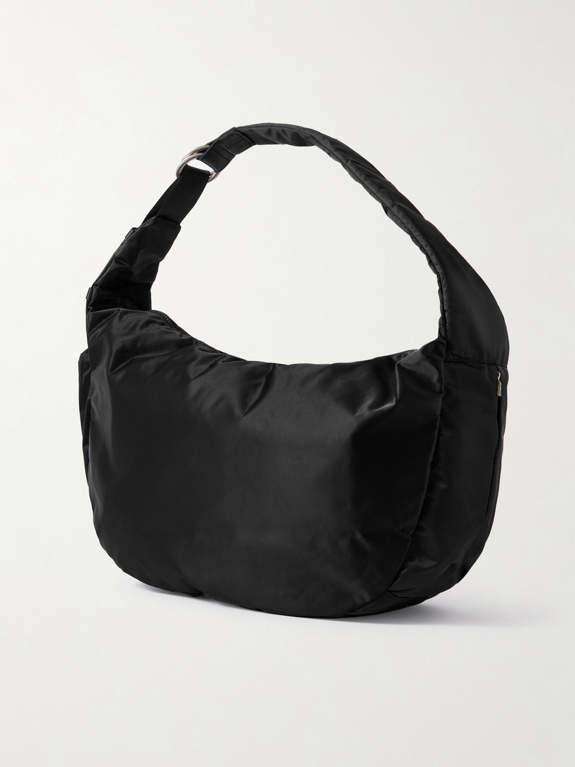  Master-piece - Ark Leather-trimmed Nylon Shoulder Bag - Men - Black 