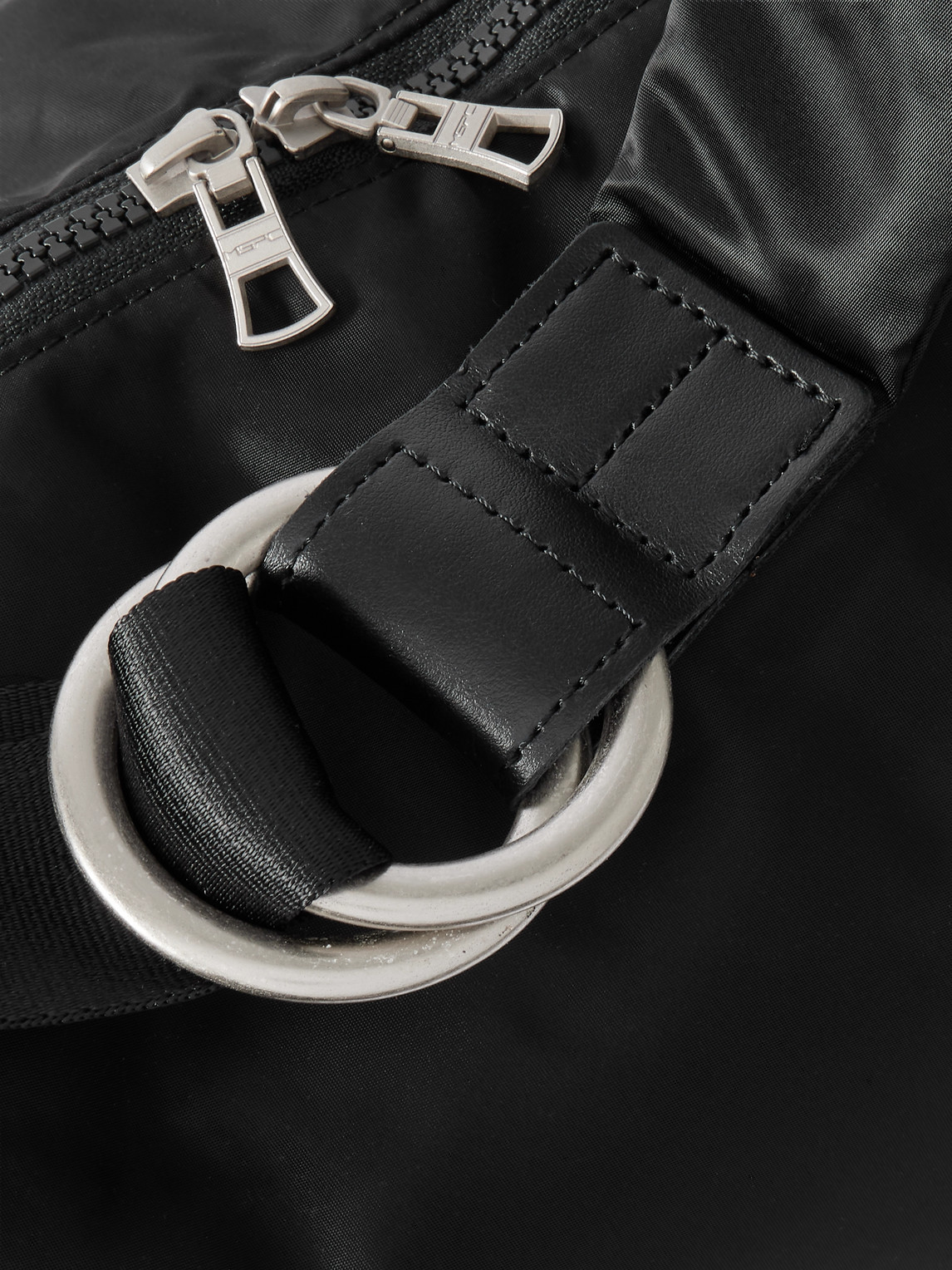  Master-piece - Ark Leather-trimmed Nylon Shoulder Bag - Men - Black 