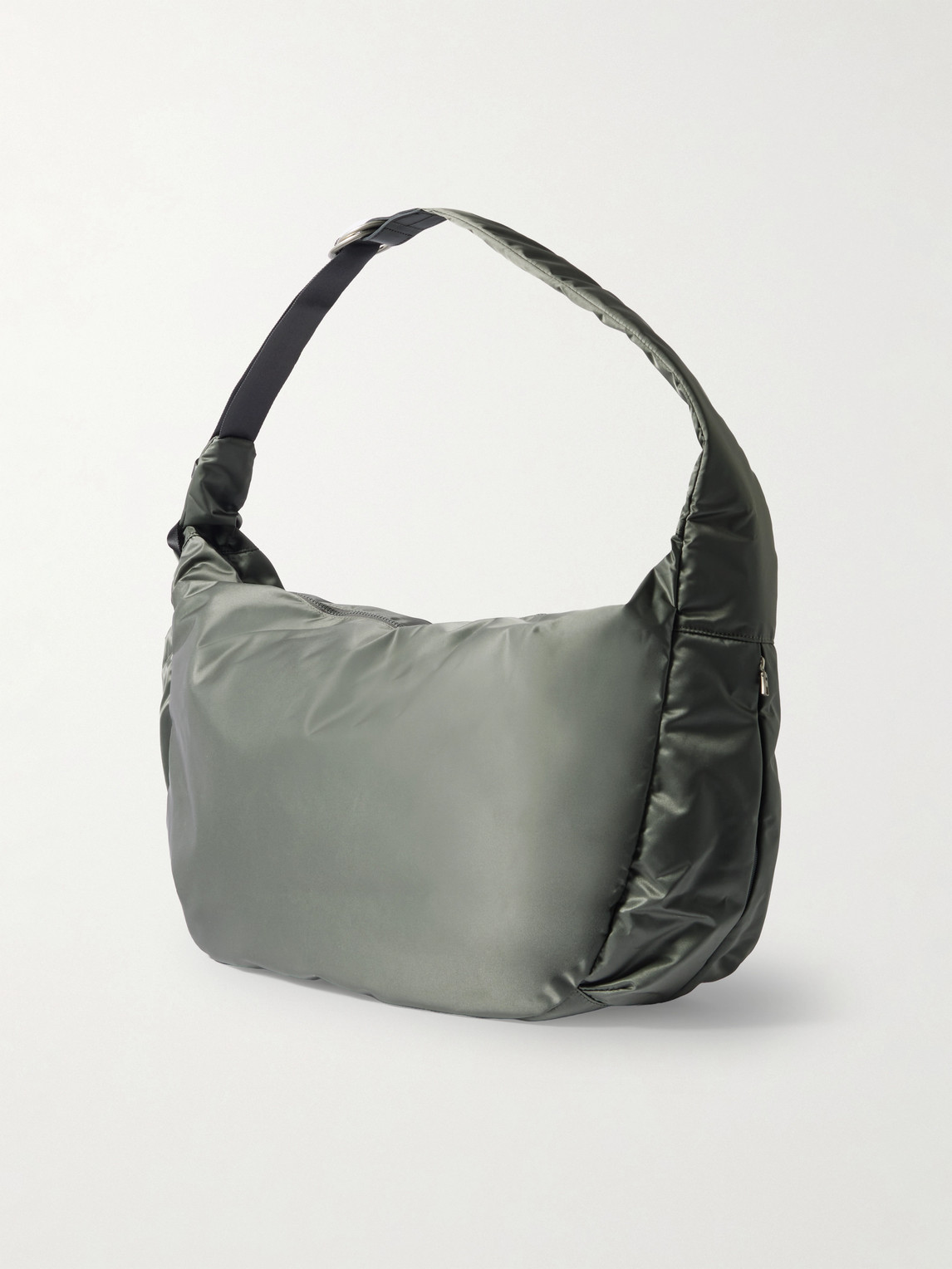  Master-piece - Ark Leather-trimmed Nylon Shoulder Bag - Men - Green 