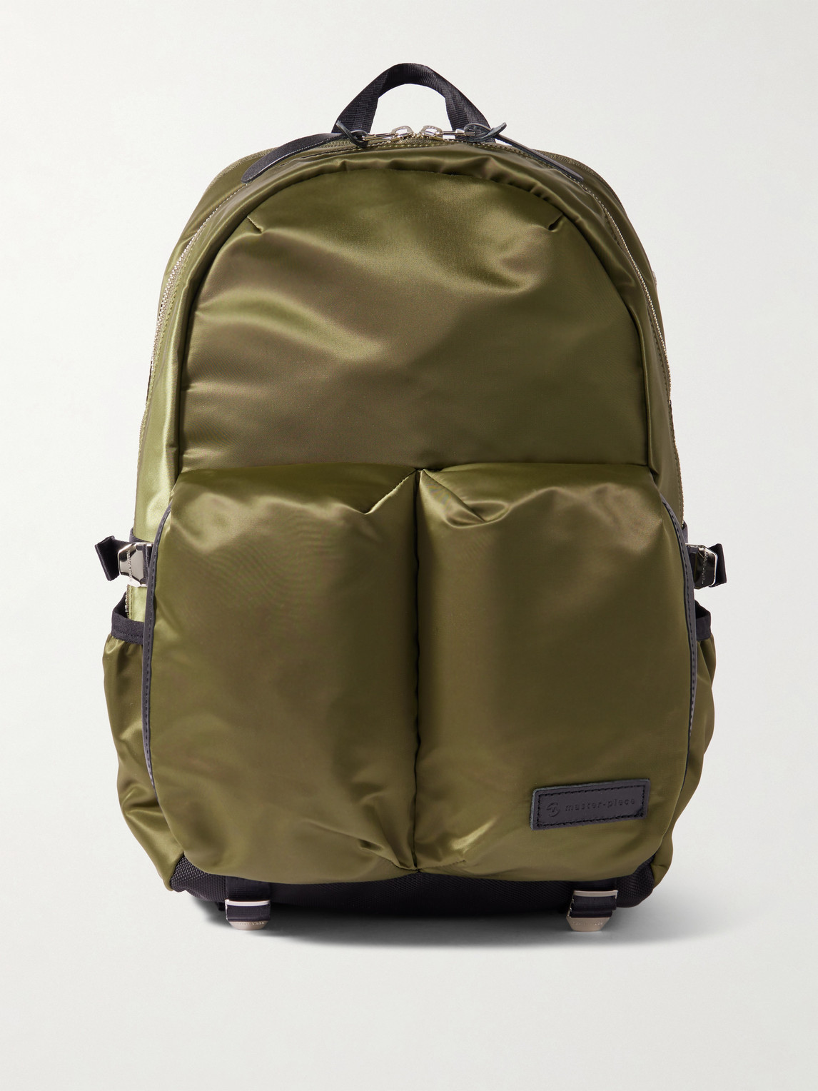 Master-piece Lightning Cordura®-trimmed Nylon-twill Backpack In Green
