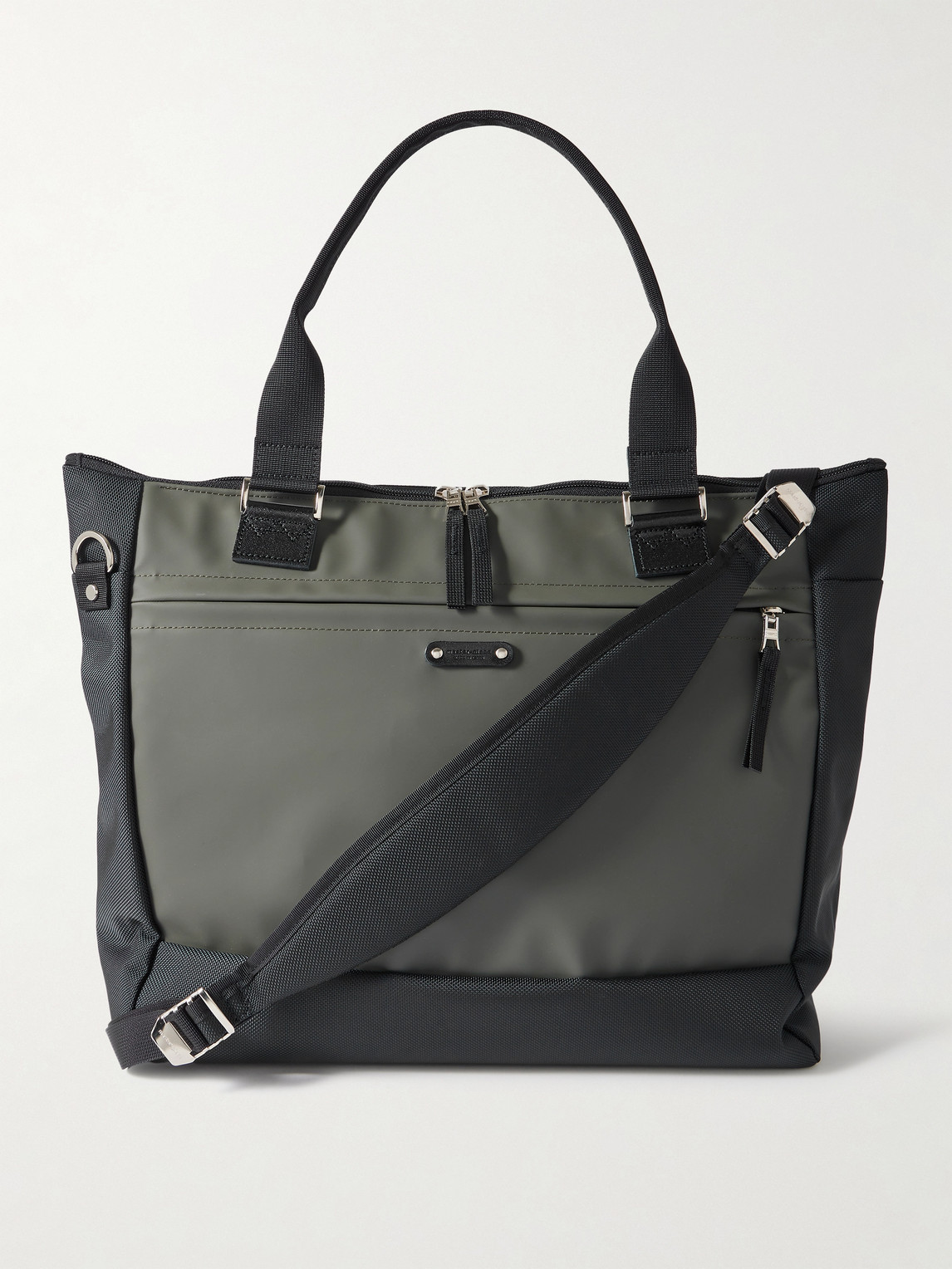 Master-piece Spec Cordura® And Leather Tote Bag In Green