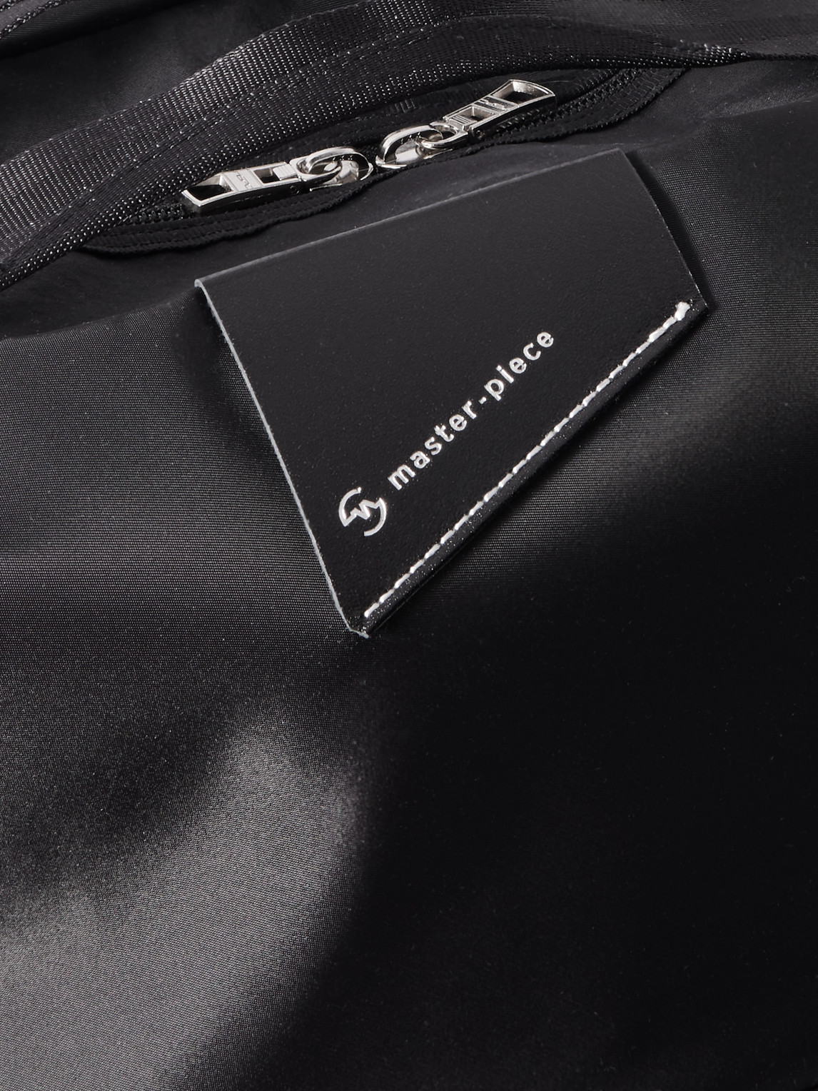  Master-piece - Cocoon Leather-trimmed Recycled Nylon Weekend Bag - Men - Black 