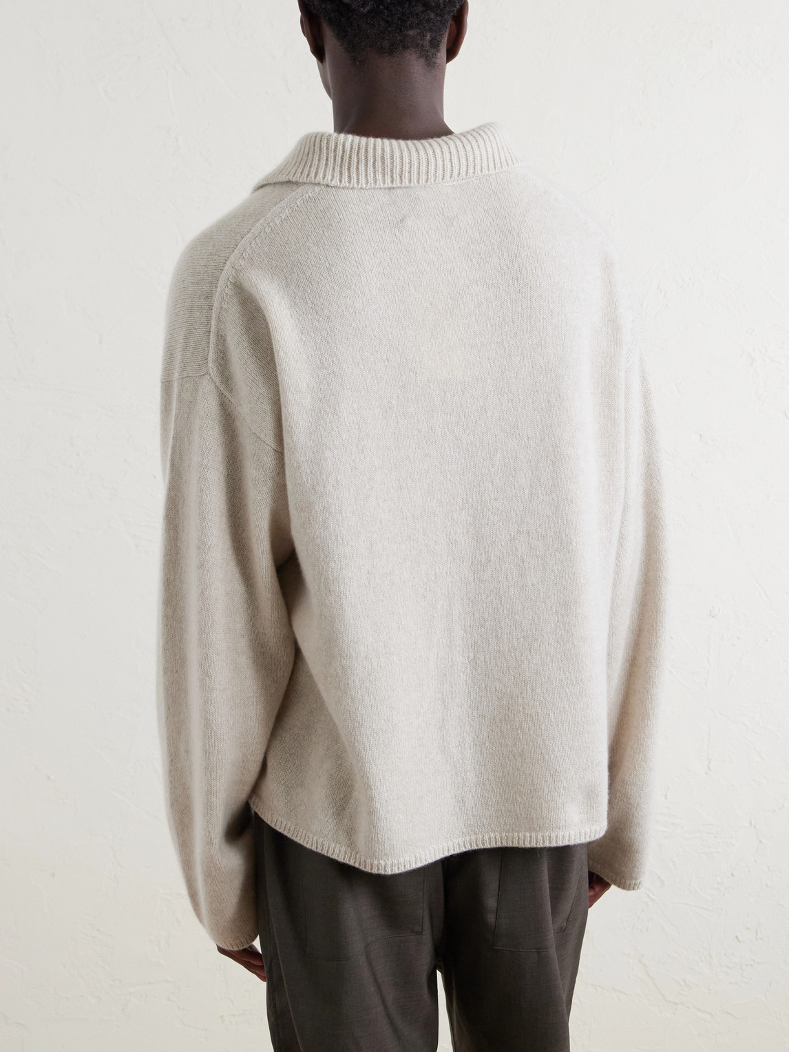 Dume Rugby Cashmere Polo Sweater