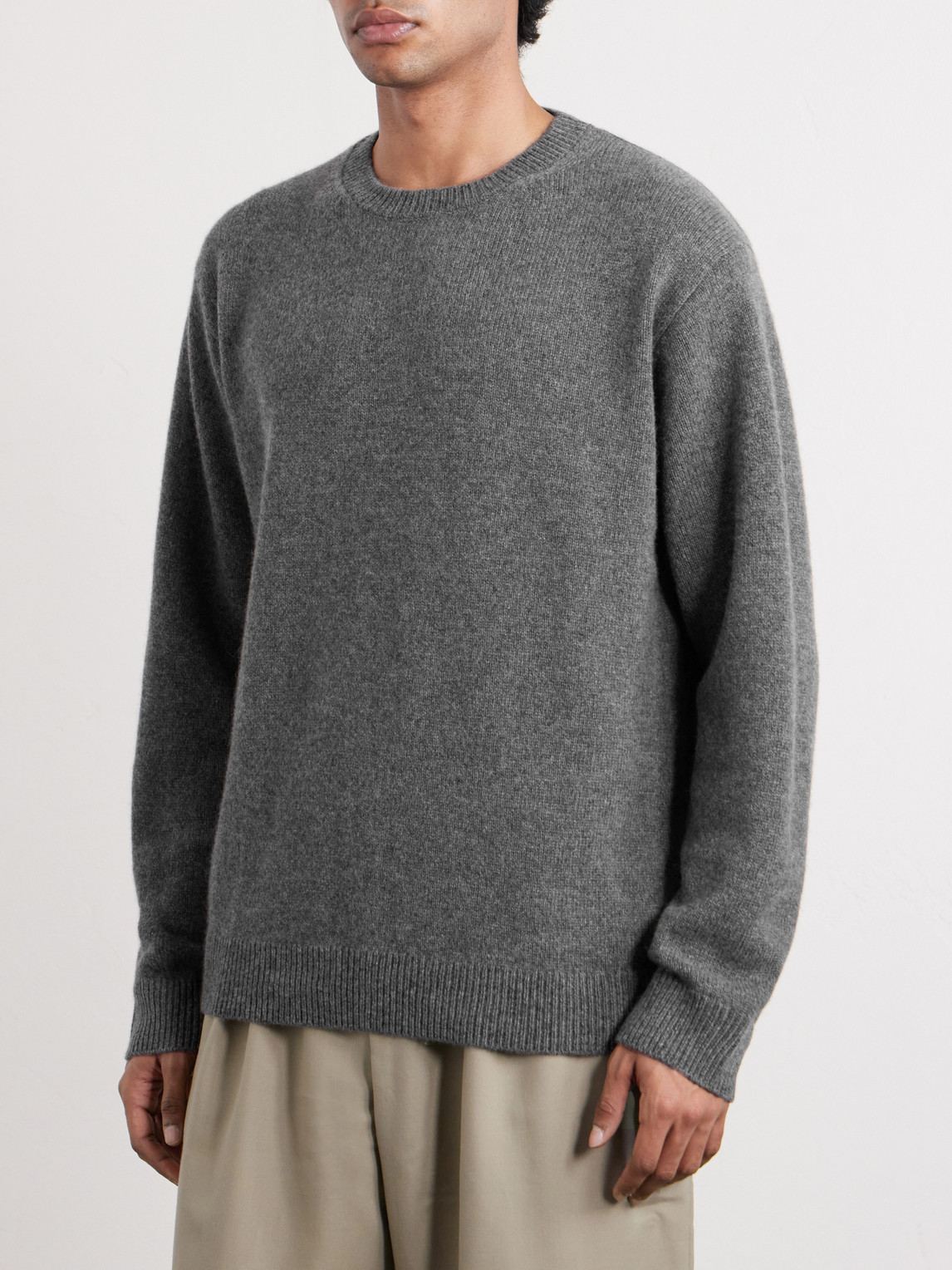  The Elder Statesman - Statesman Cashmere Sweater - Men - Gray - S 