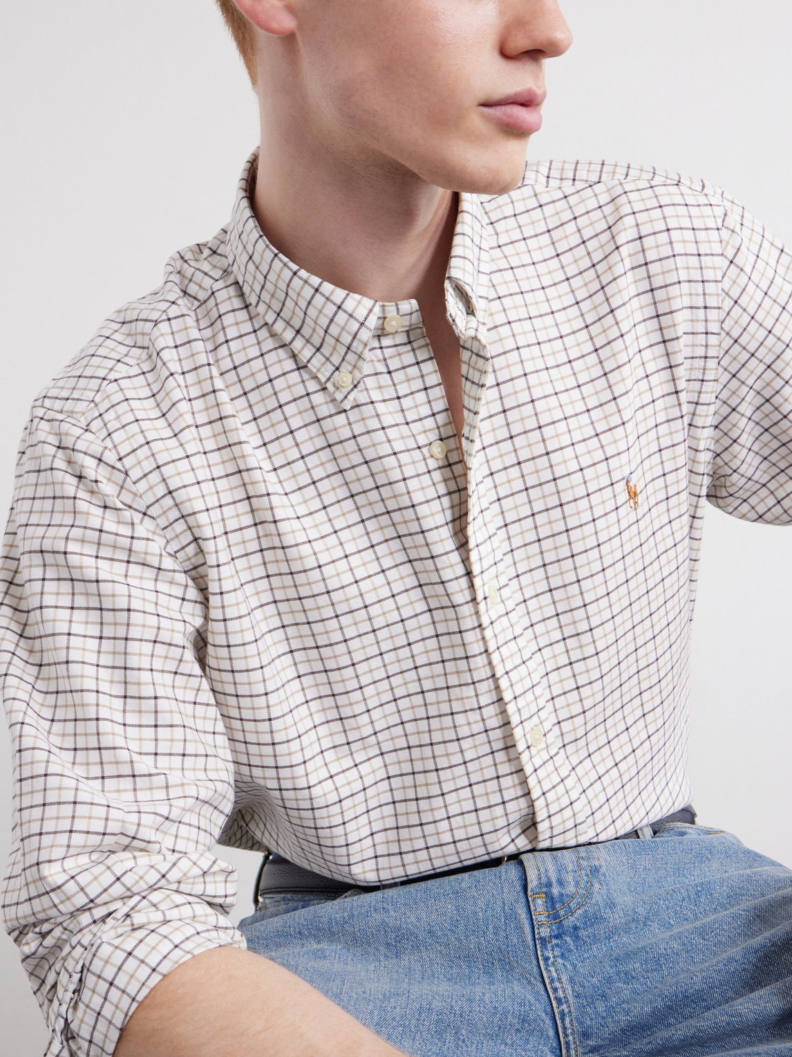 Polo Ralph Lauren Logo-Embroidered Checked Cotton Shirt - Men | Thumbnail 5 Polo Ralph Lauren Logo-Embroidered Checked Cotton Shirt - Men | Thumbnail 5