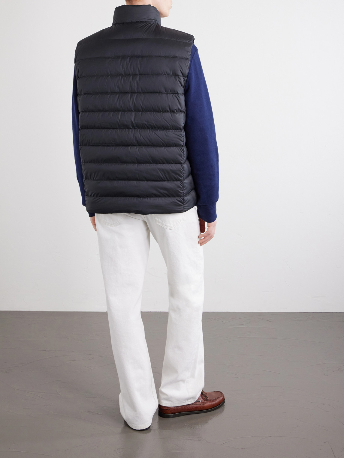 Polo Ralph Lauren Logo-Embroidered Quilted Shell Down Gilet - Men | Thumbnail 4 Polo Ralph Lauren Logo-Embroidered Quilted Shell Down Gilet - Men | Thumbnail 4