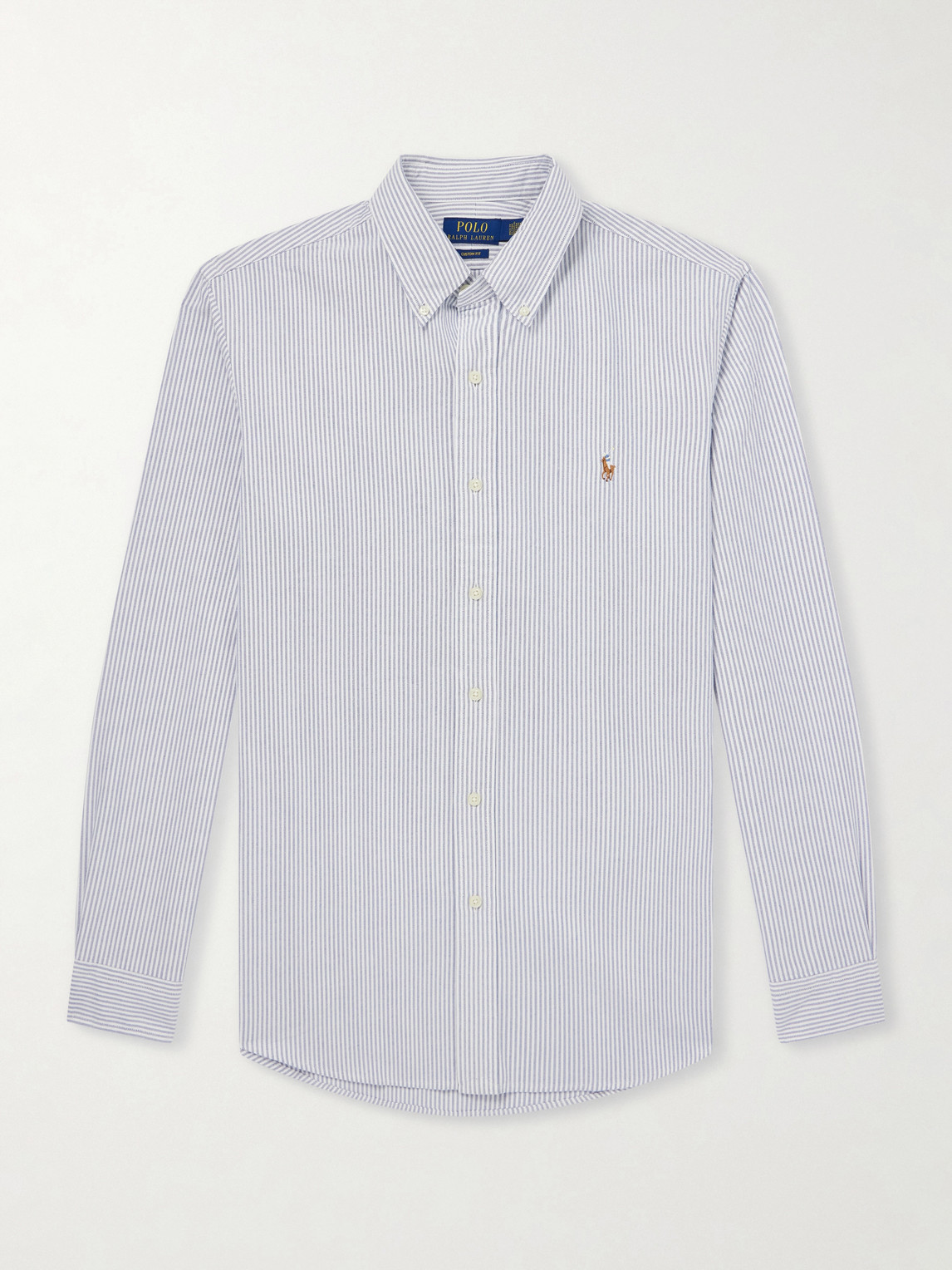 Polo Ralph Lauren Logo-Embroidered Striped Cotton Shirt - Men | Thumbnail 6 Polo Ralph Lauren Logo-Embroidered Striped Cotton Shirt - Men | Thumbnail 6