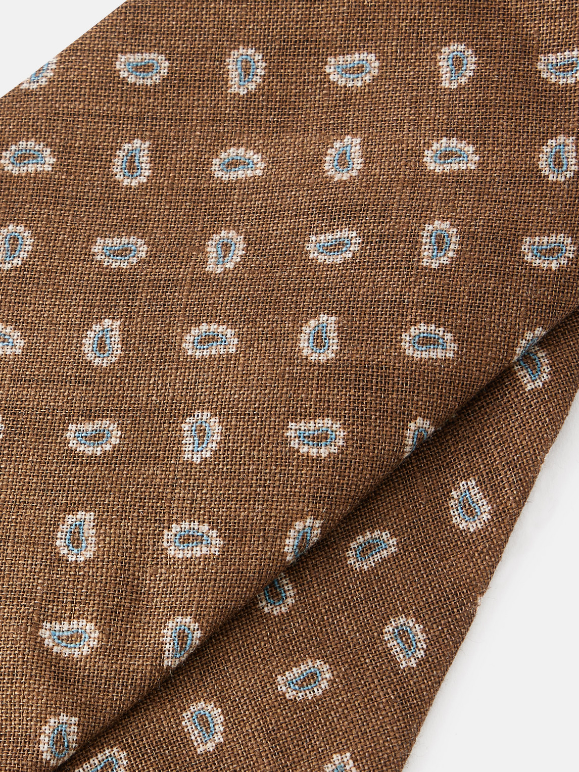Polo Ralph Lauren 8cm Paisley-Print Linen Tie - Men | Thumbnail 4