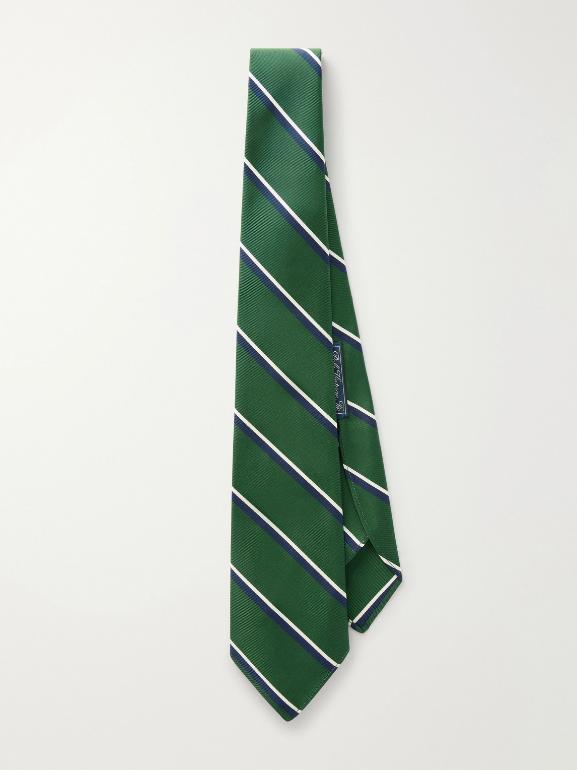 Polo Ralph Lauren 9cm Striped Silk and Cotton-Blend Twill Tie - Men | Thumbnail 5