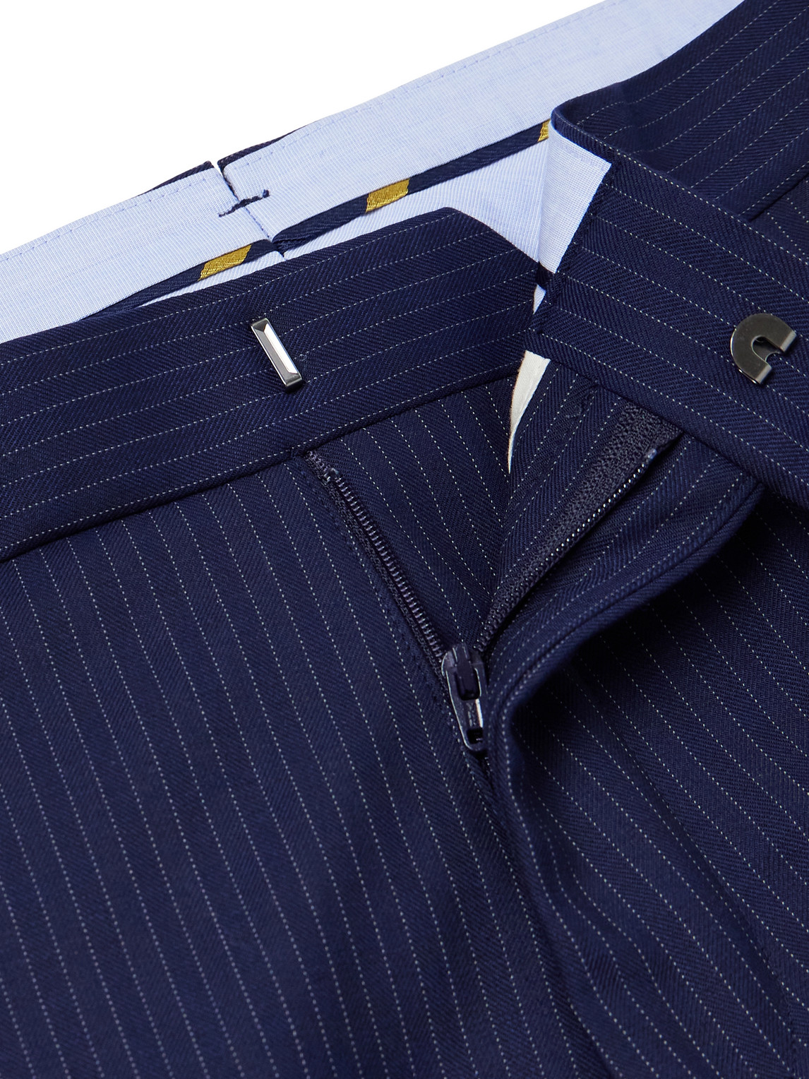 Polo Ralph Lauren Straight-Leg Pinstriped Wool-Blend Suit Trousers - Men | Thumbnail 6 Polo Ralph Lauren Straight-Leg Pinstriped Wool-Blend Suit Trousers - Men | Thumbnail 6
