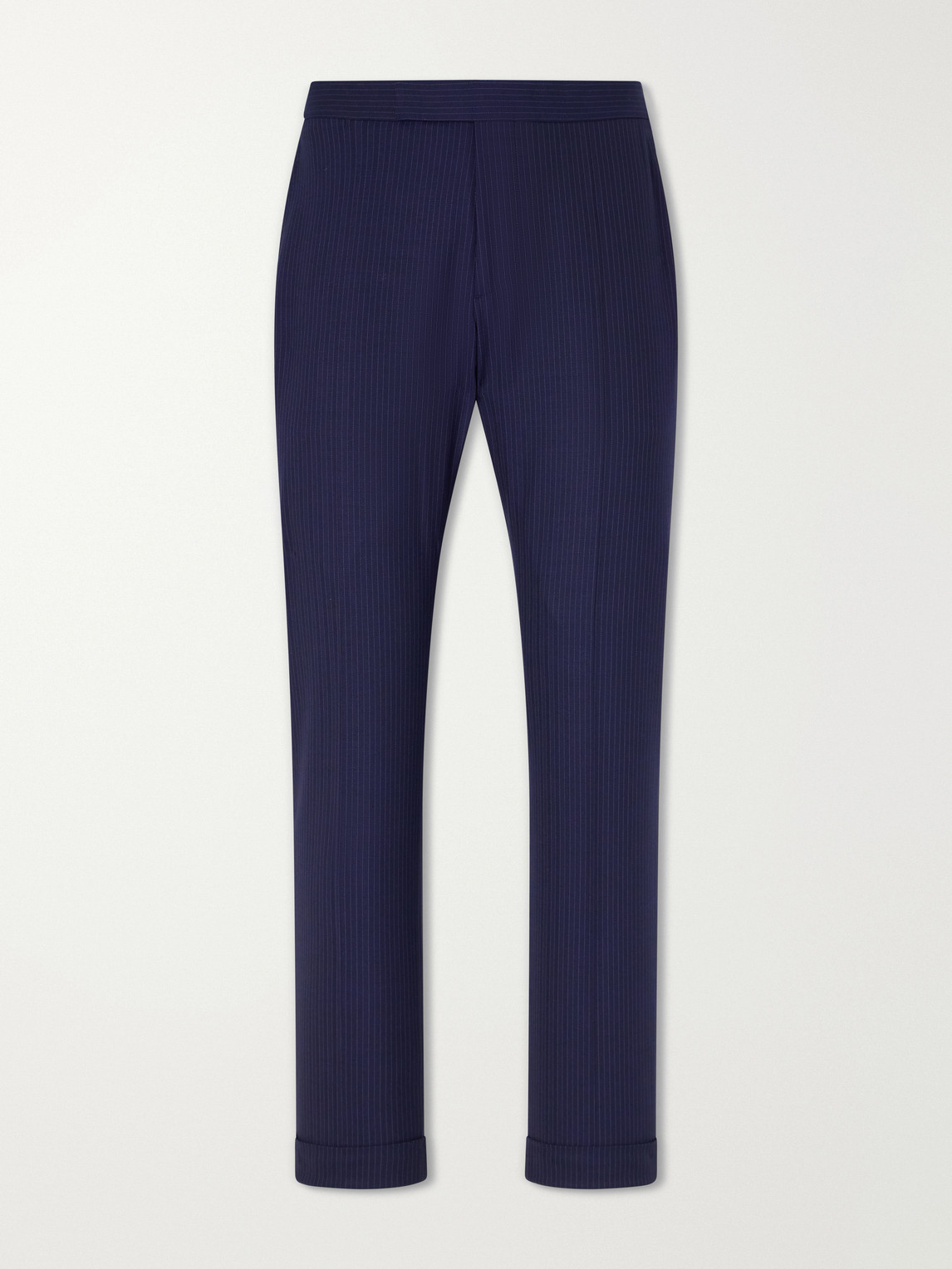 Polo Ralph Lauren Straight-Leg Pinstriped Wool-Blend Suit Trousers - Men