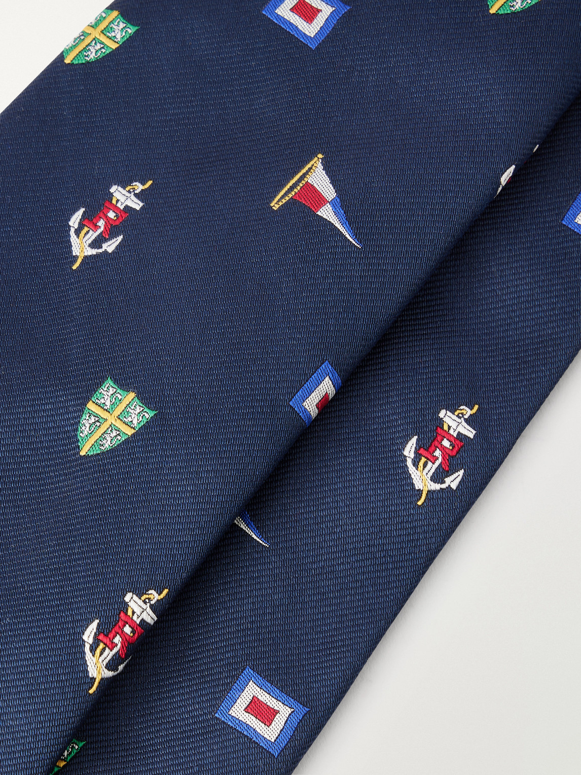 Polo Ralph Lauren 8cm Embroidered Silk Tie - Men | Thumbnail 4