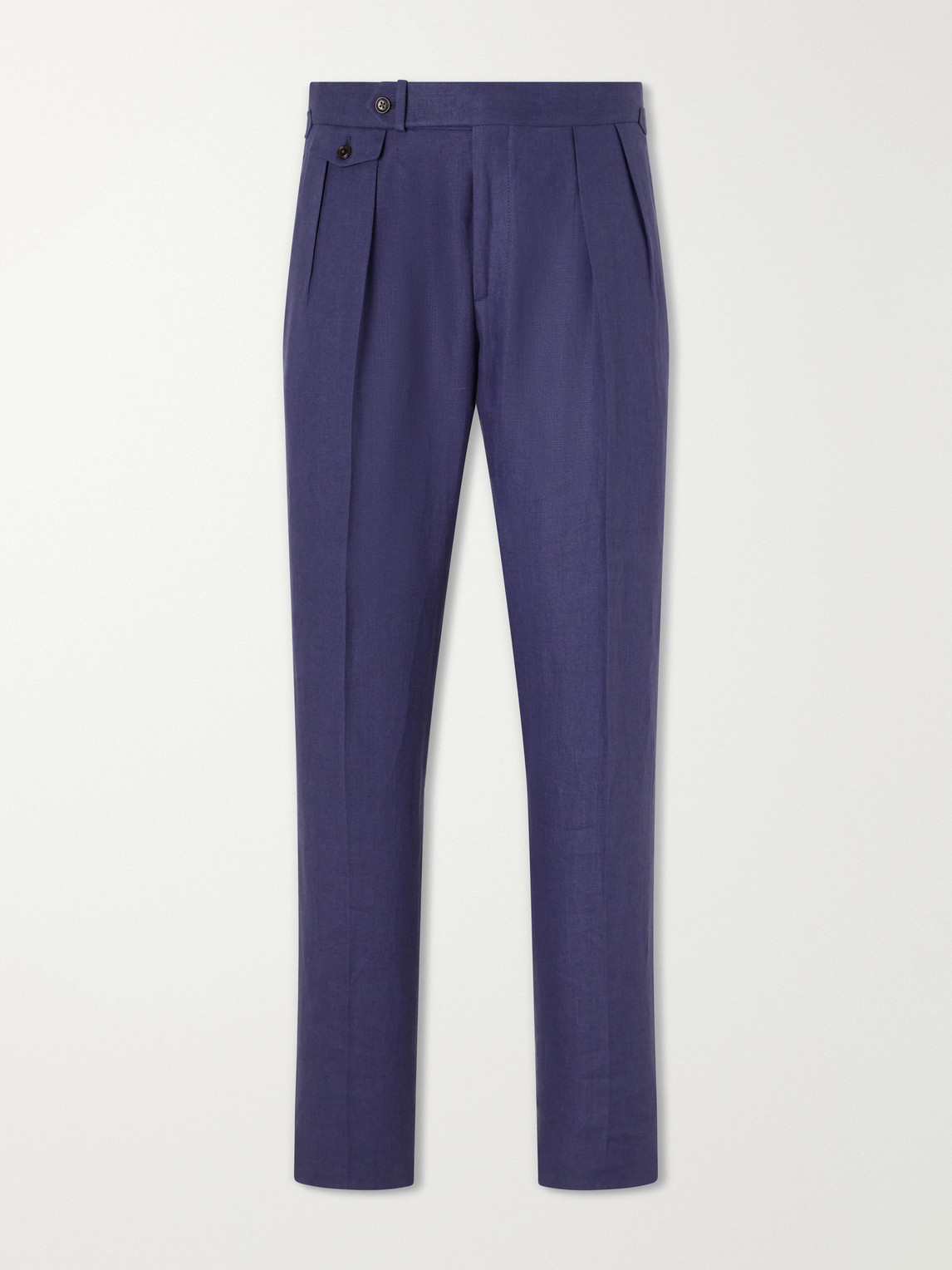Polo Ralph Lauren Straight-Leg Pleated Linen Suit Trousers - Men