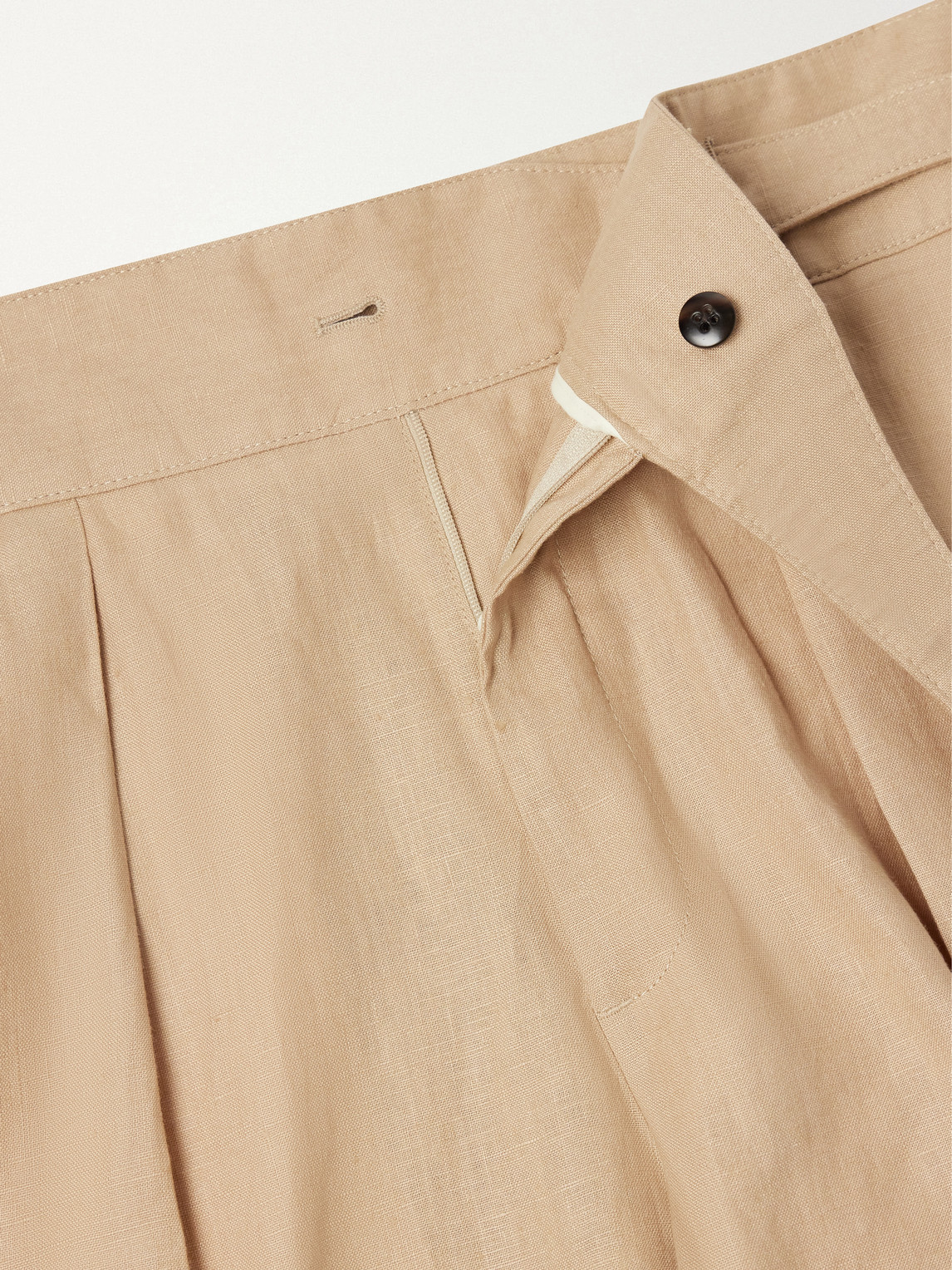 Polo Ralph Lauren Straight-Leg Pleated Linen Suit Trousers - Men | Thumbnail 6